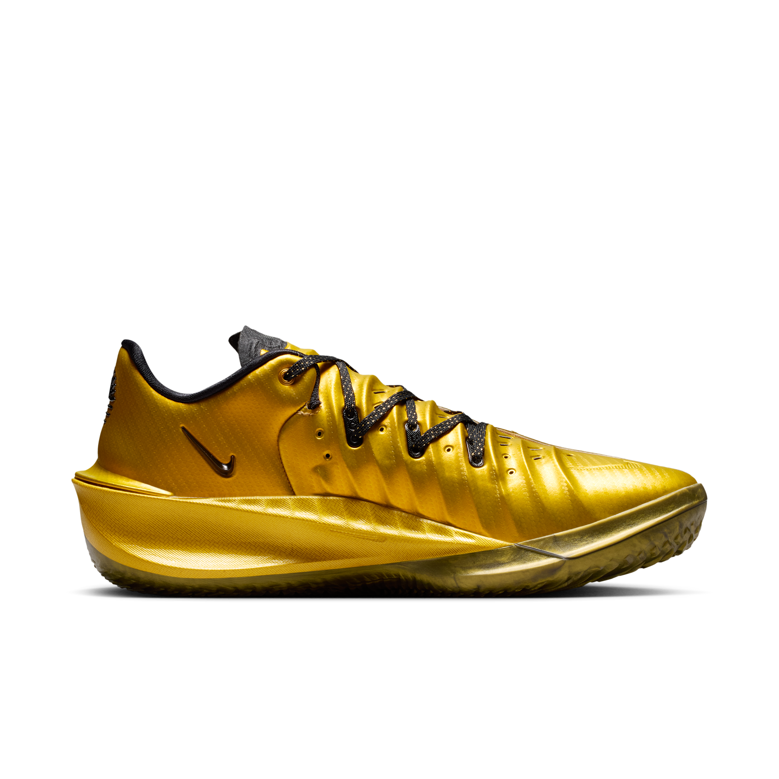 Jordan Poole x Nike GT Cut 4 PE 'Metallic Gold Black' | Men's Size 10.5 - IR7206-700