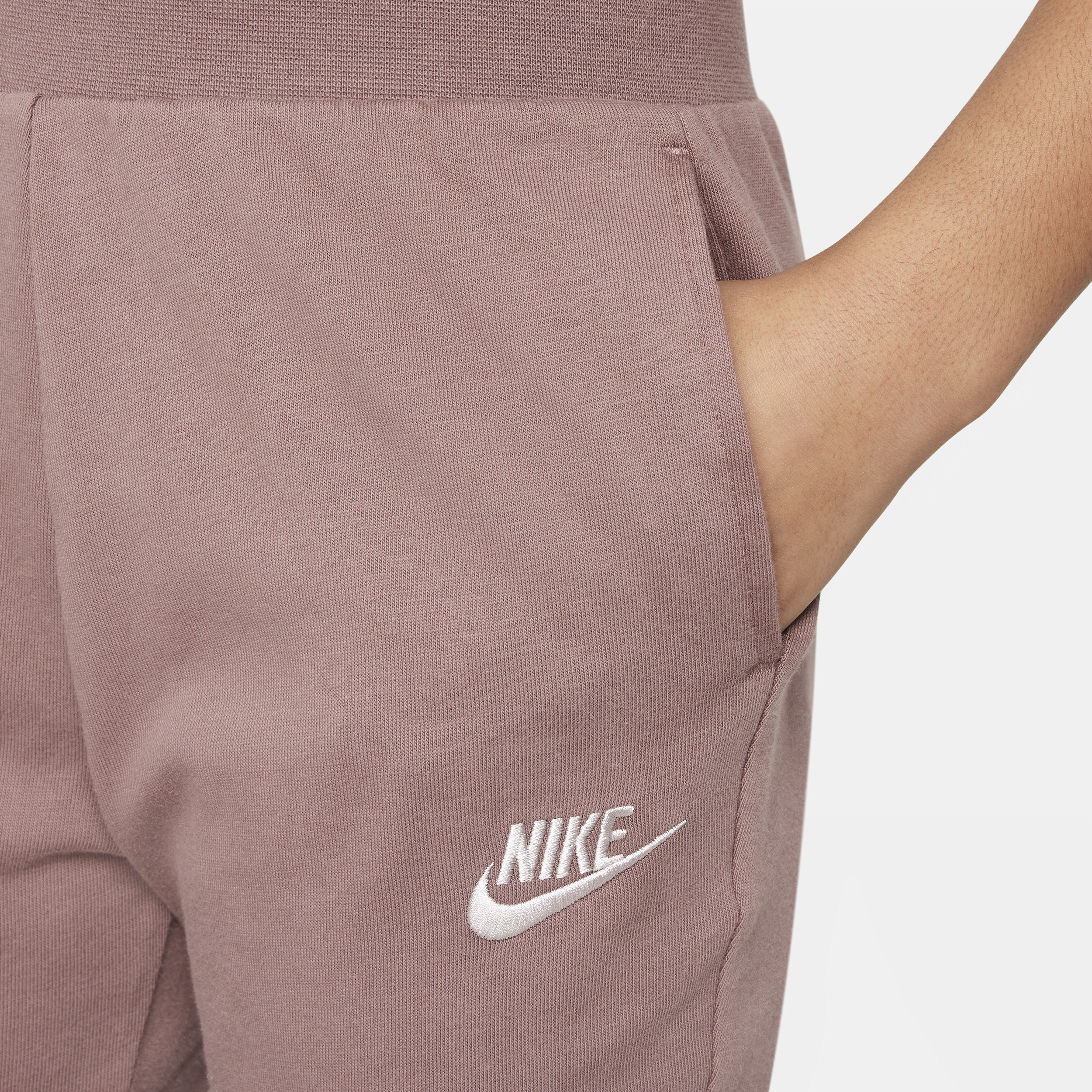 Nike Sportswear meisjesbroek met wijde pijpen Paars