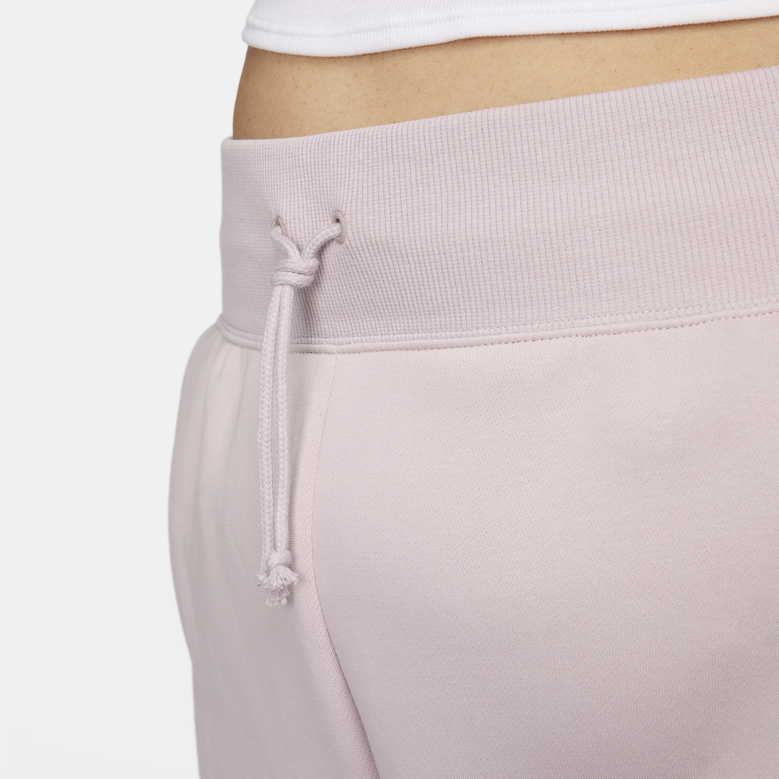 Nike Sportswear Phoenix Fleece oversized joggingbroek met logo voor dames (Plus Size) Paars
