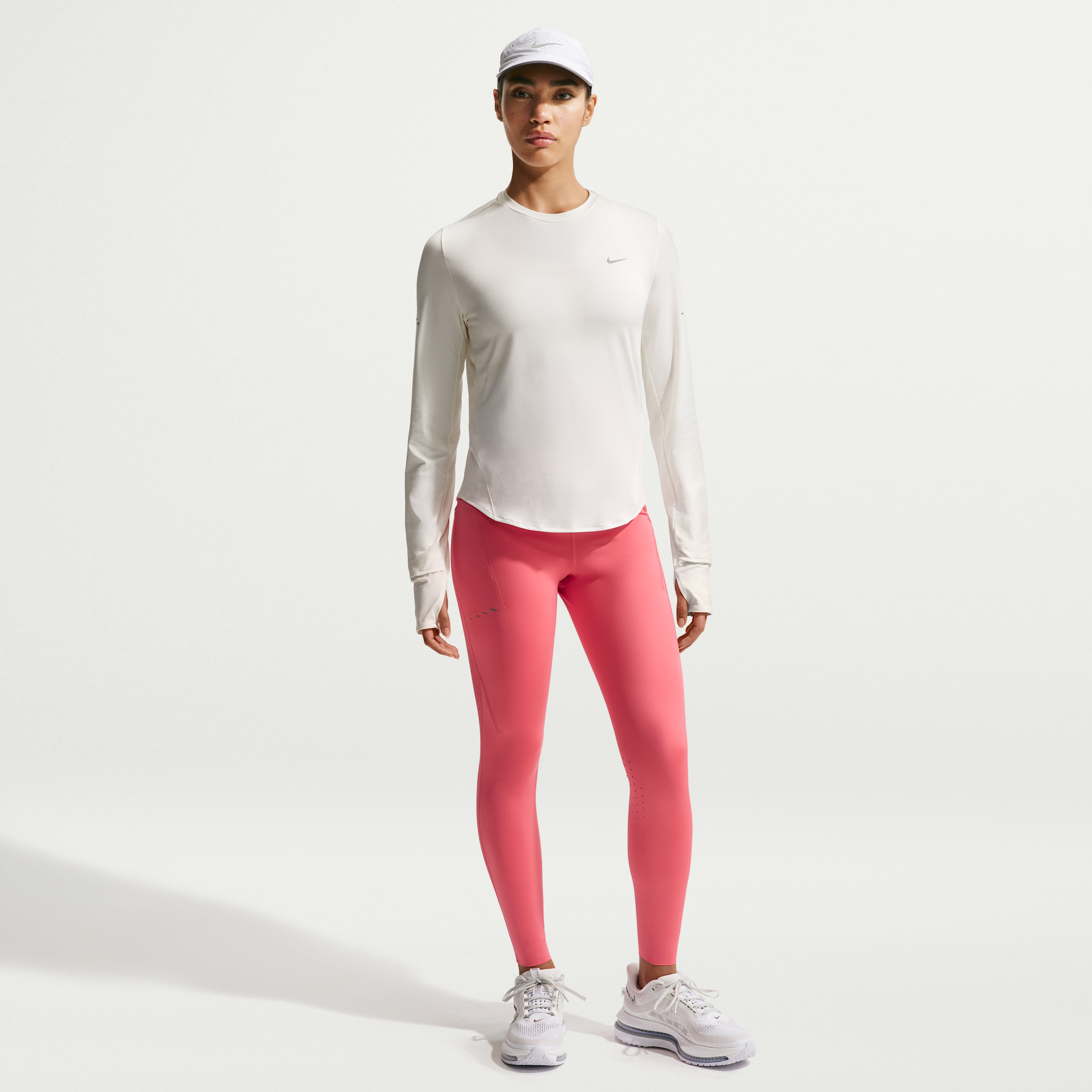 Leggings da running a 7/8 a vita alta con tasche Nike Swift – Donna - Rosa