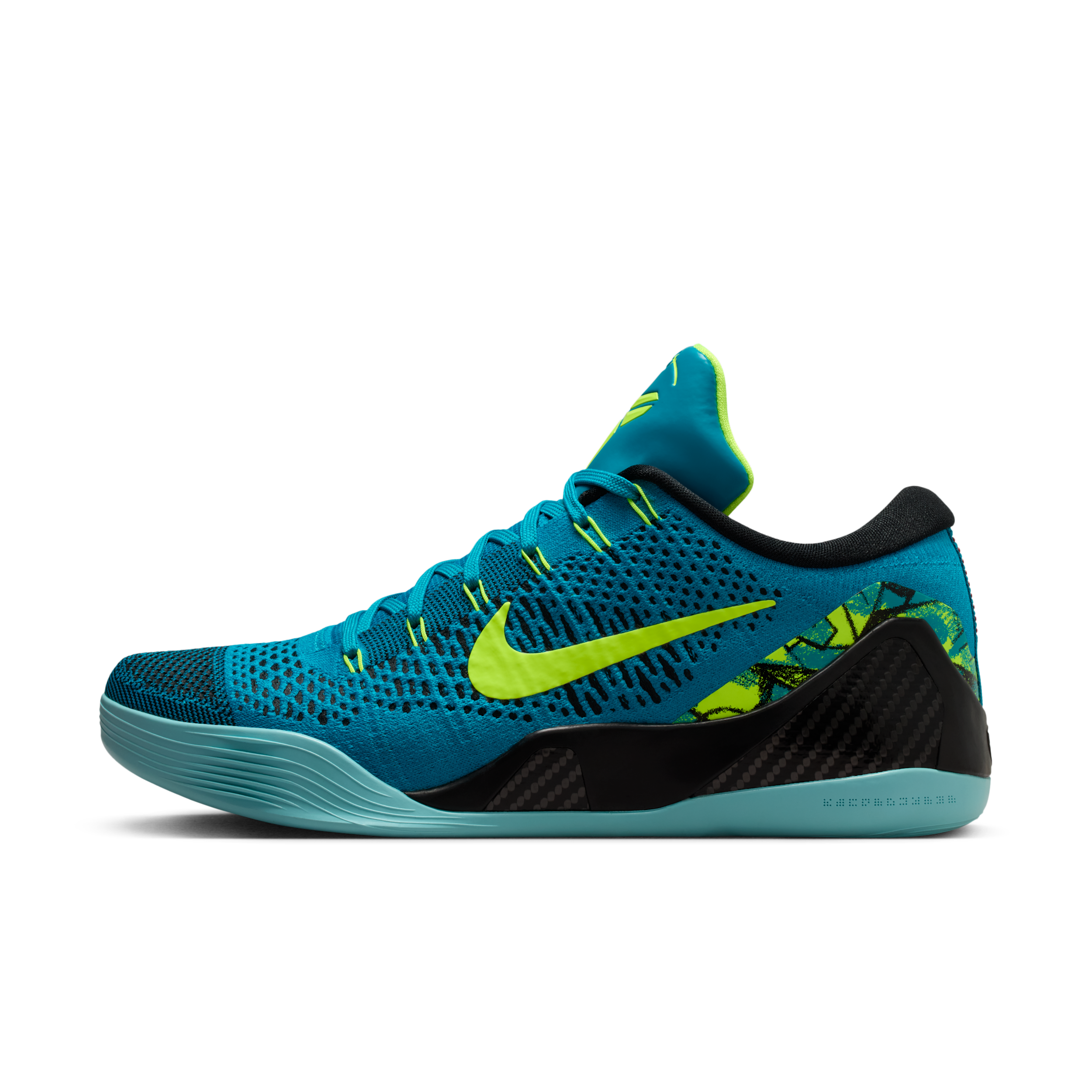 Thumbnail - Kobe IX Elite Low Protro Basketballschuh - Blau