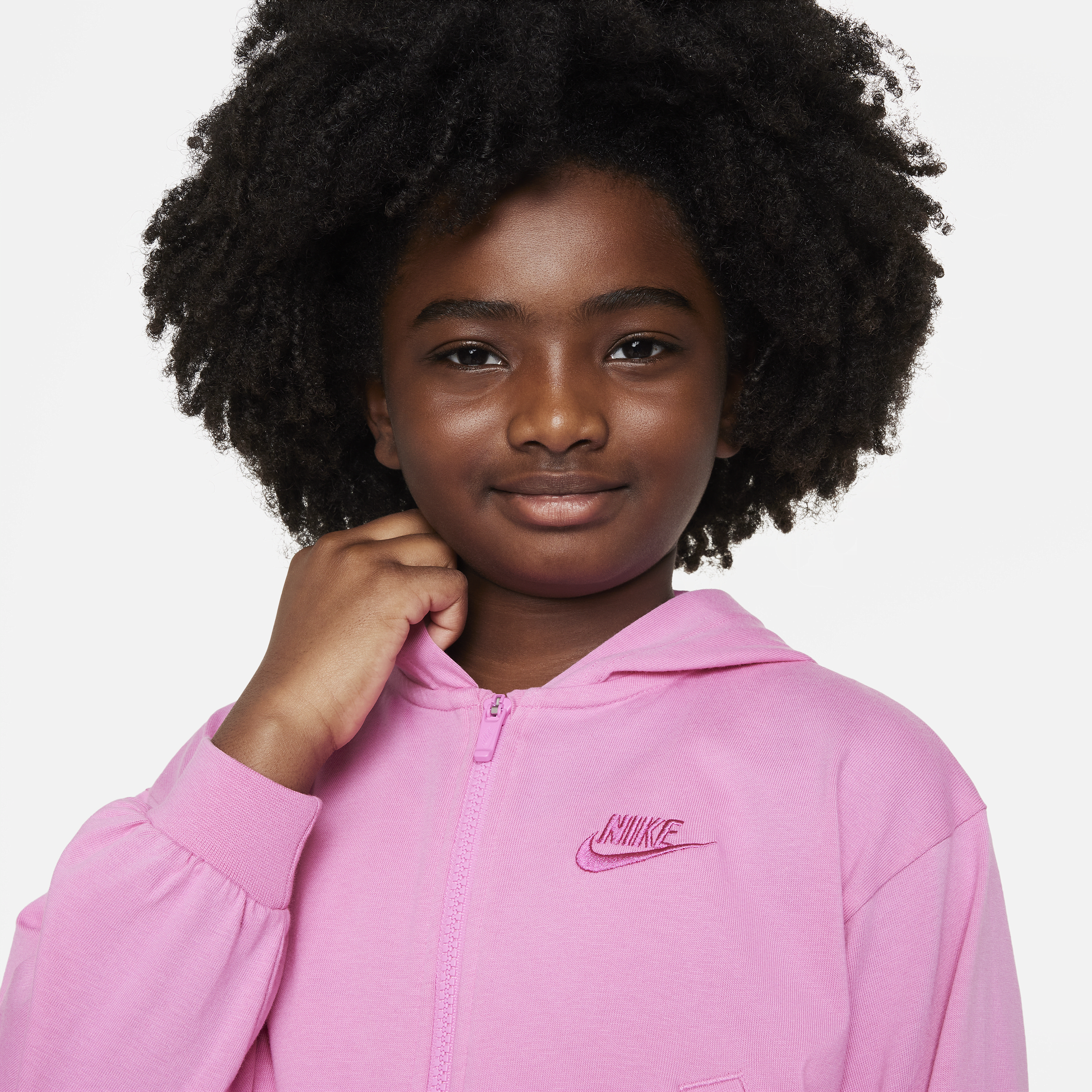 Nike Sportswear Hoodie met rits voor meisjes Rood