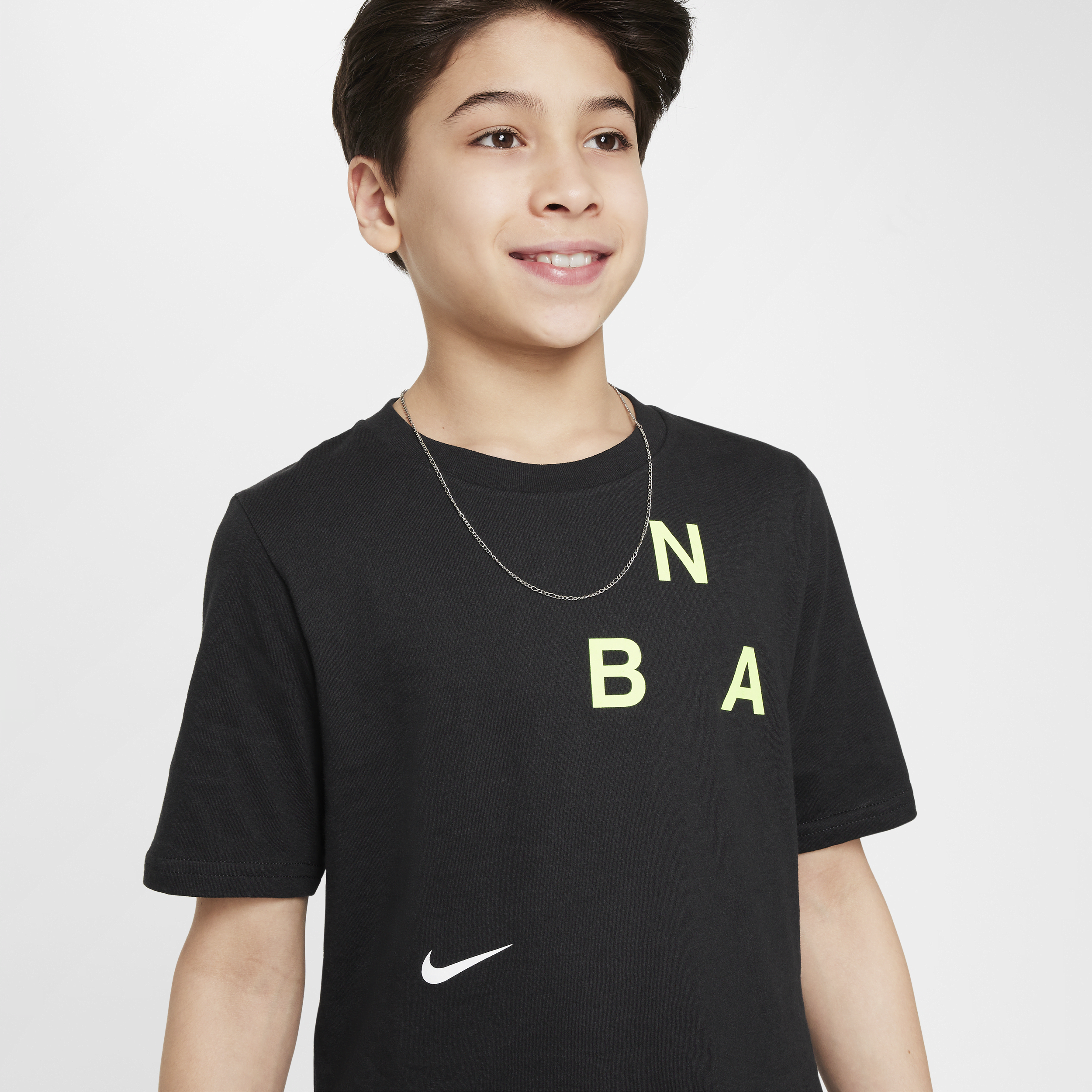 Nike Team 31 Essential NBA-shirt voor jongens Zwart