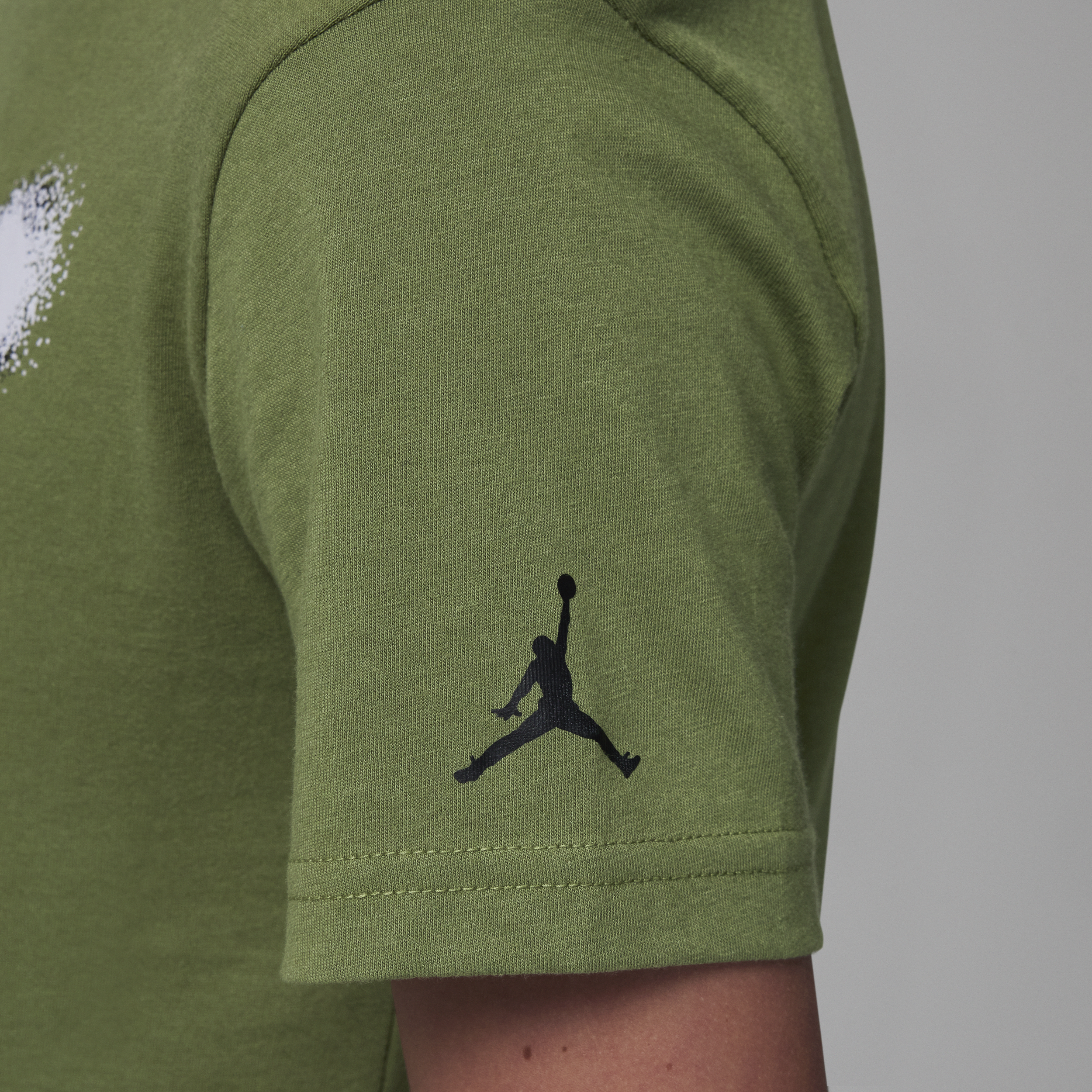 Jordan Jumpman Flight Sprayed T-shirt voor kids Bruin