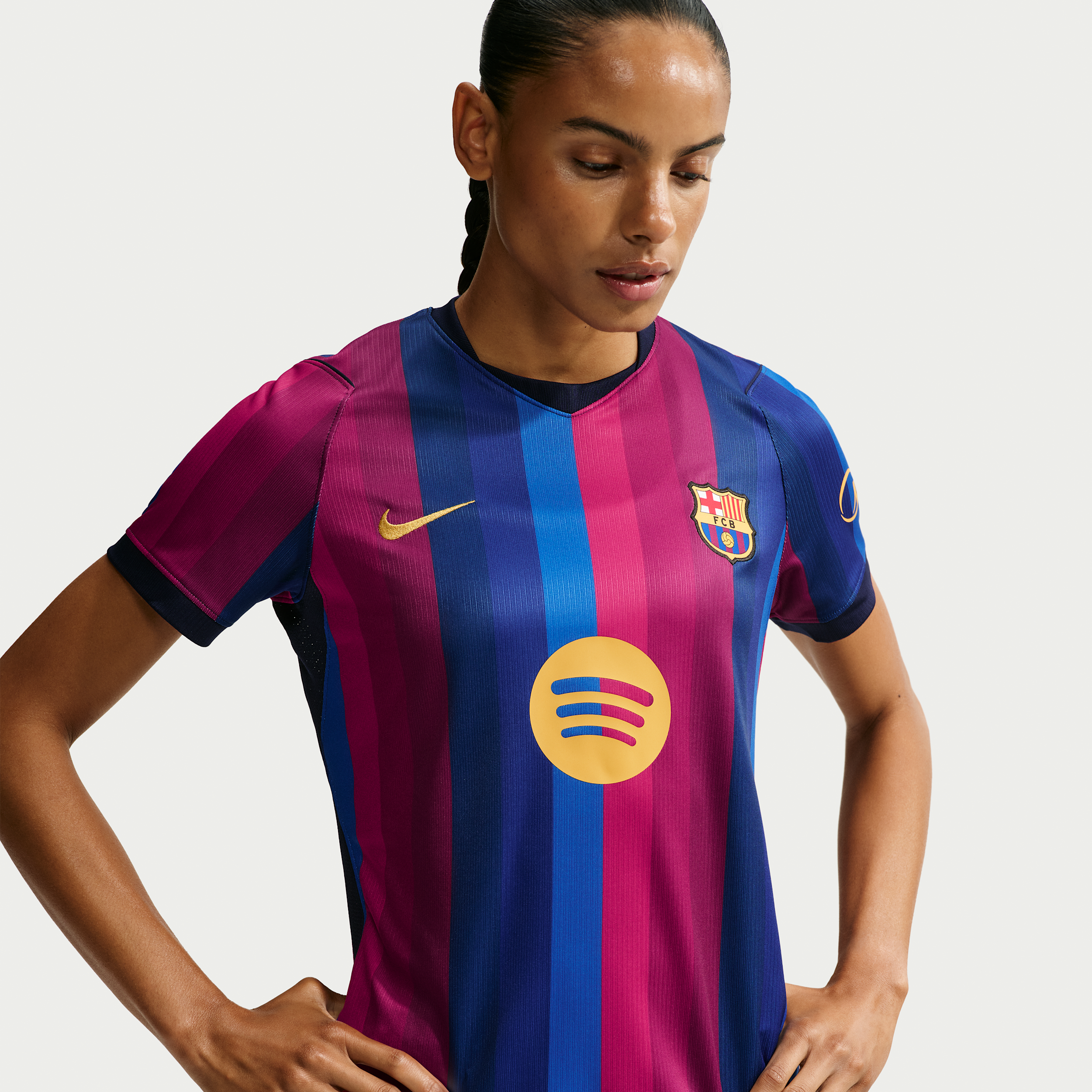 FC Barcelona 2026/27 Stadium Home Nike Dri-FIT Replica-fodboldtrøje til kvinder - rød