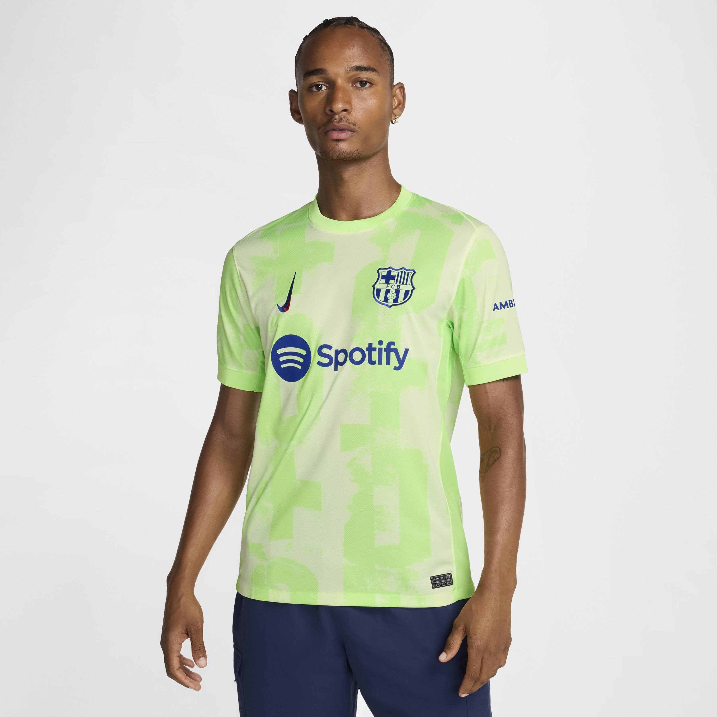 Nike FC Barcelona 2024/25 Stadium Derde  Dri-FIT replicavoetbalshirt voor heren - Geel