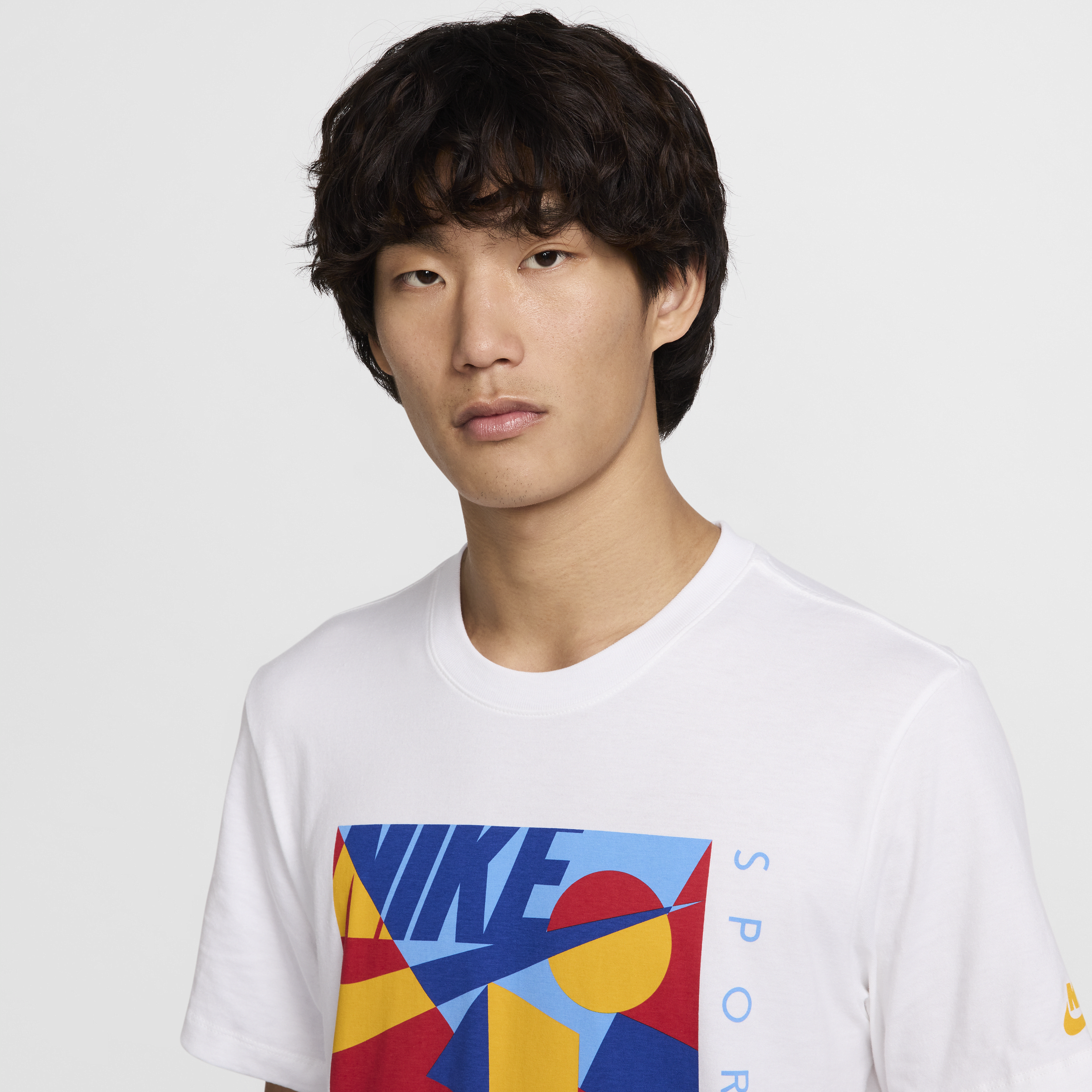 T-shirt à col ras-du-cou Nike Sportswear pour homme - Blanc