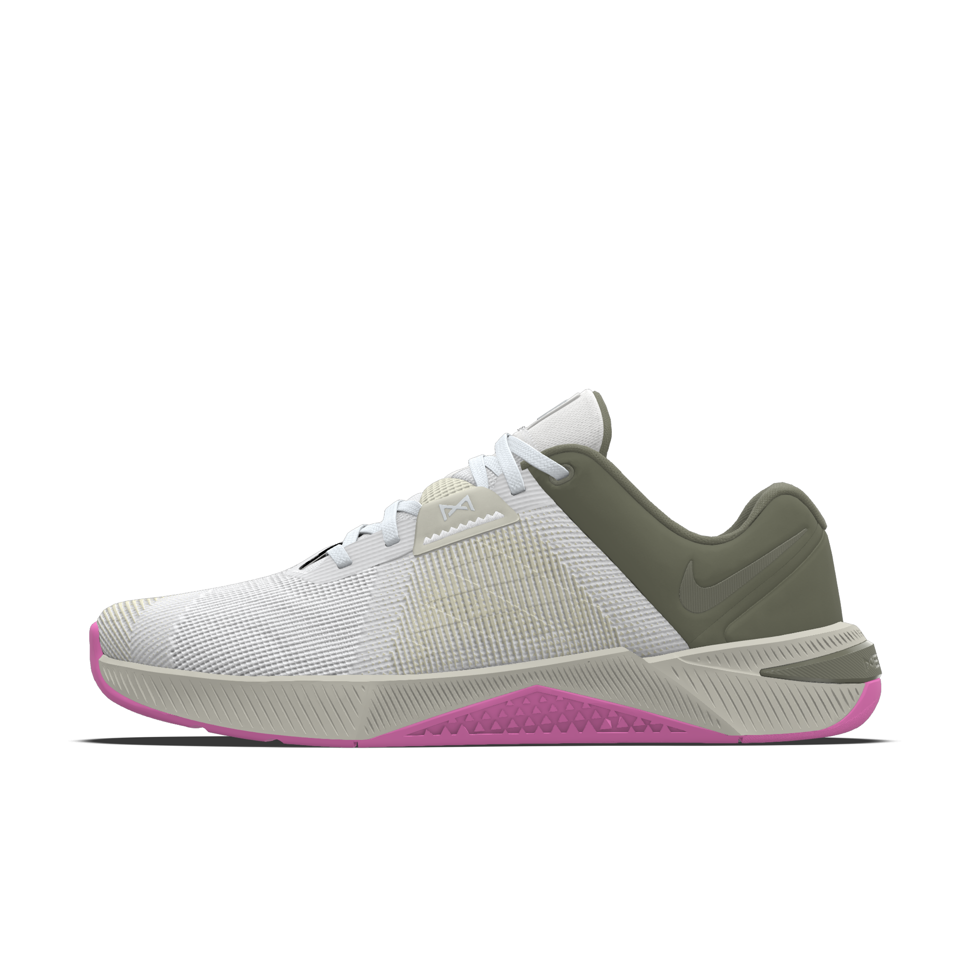Damskie personalizowane buty treningowe Nike Metcon 10 By You - Biel