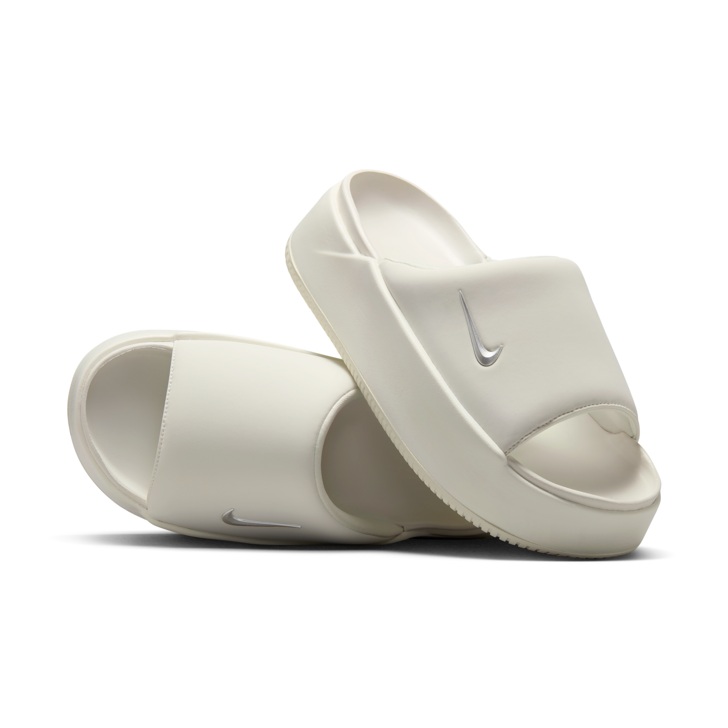 Nike Calm Elevation Women's Slides - White