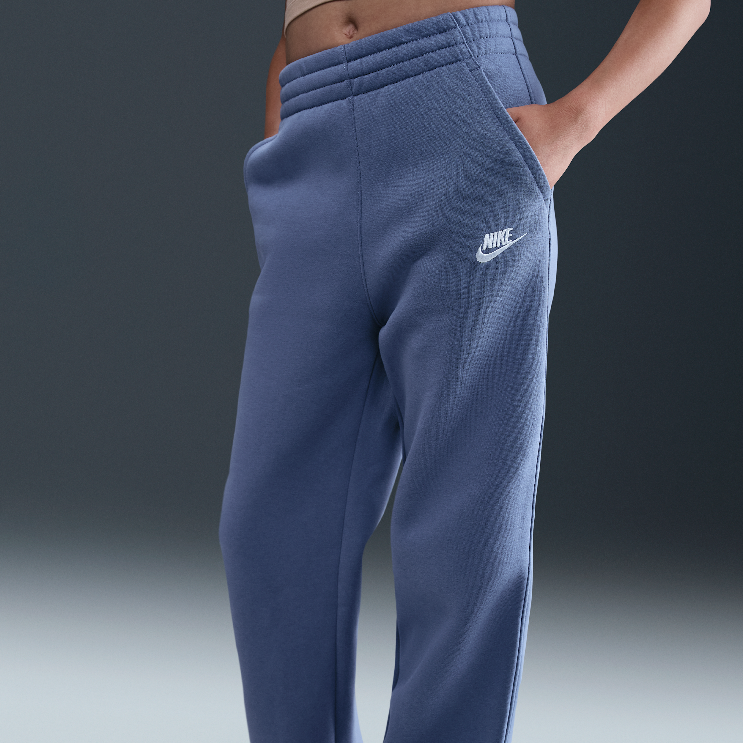 Thumbnail - Nike Club Fleece-Hose für Mädchen - Blau