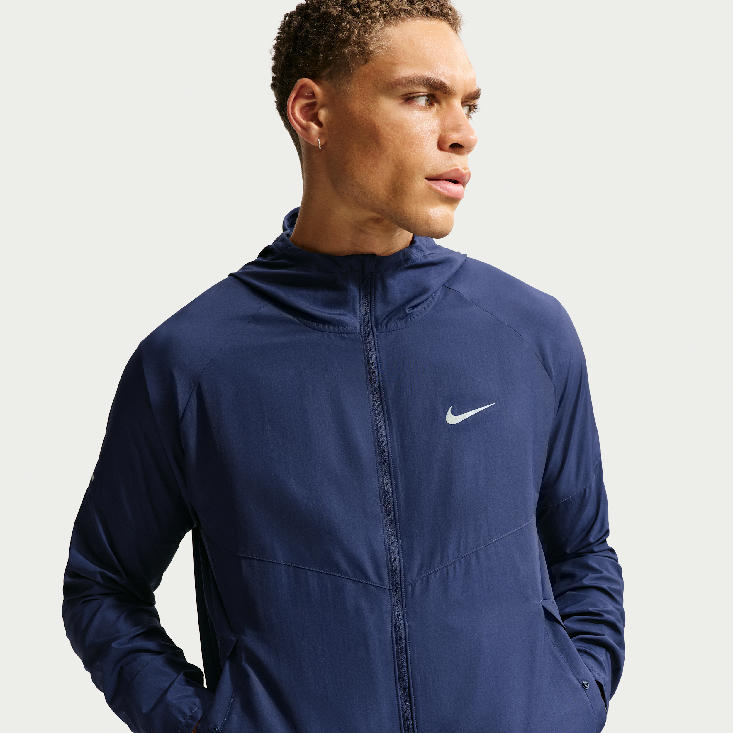 Giacca da running Repel Nike Miler – Uomo - Blu