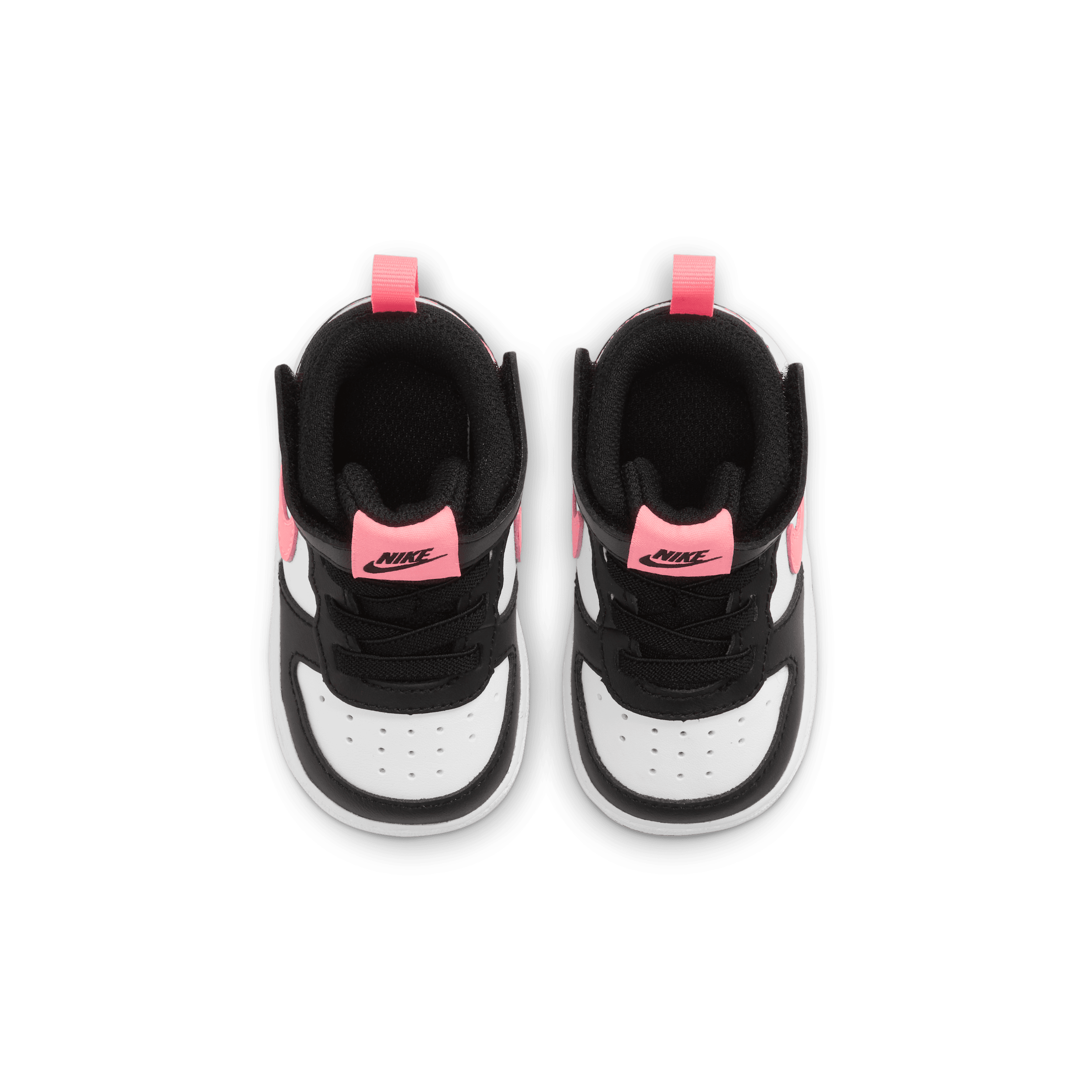 Chaussure Nike Court Borough Mid 2 pour bébé et tout-petit - Noir