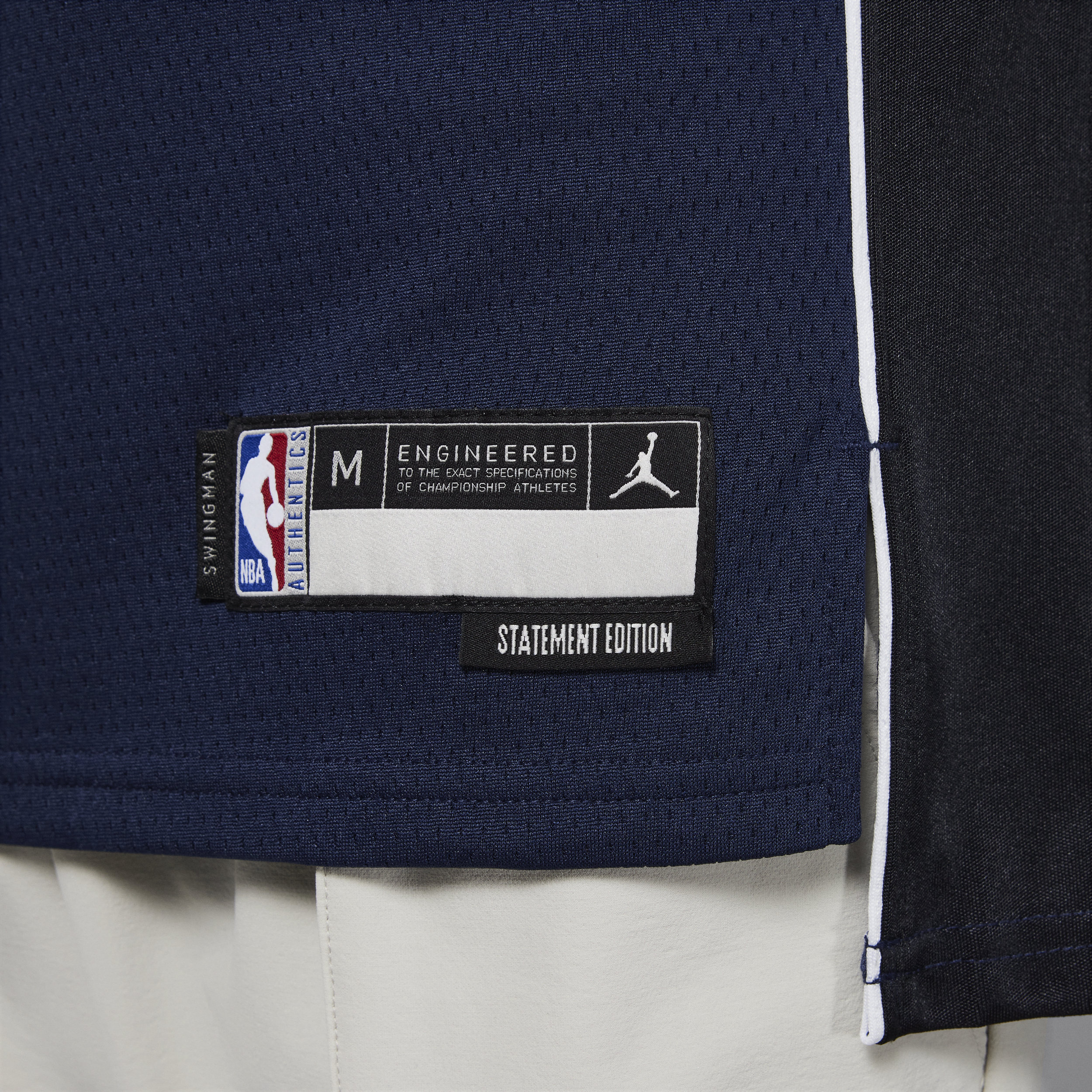 Maillot Nike Dri-FIT Swingman Dallas Mavericks Statement Edition pour ado - Bleu