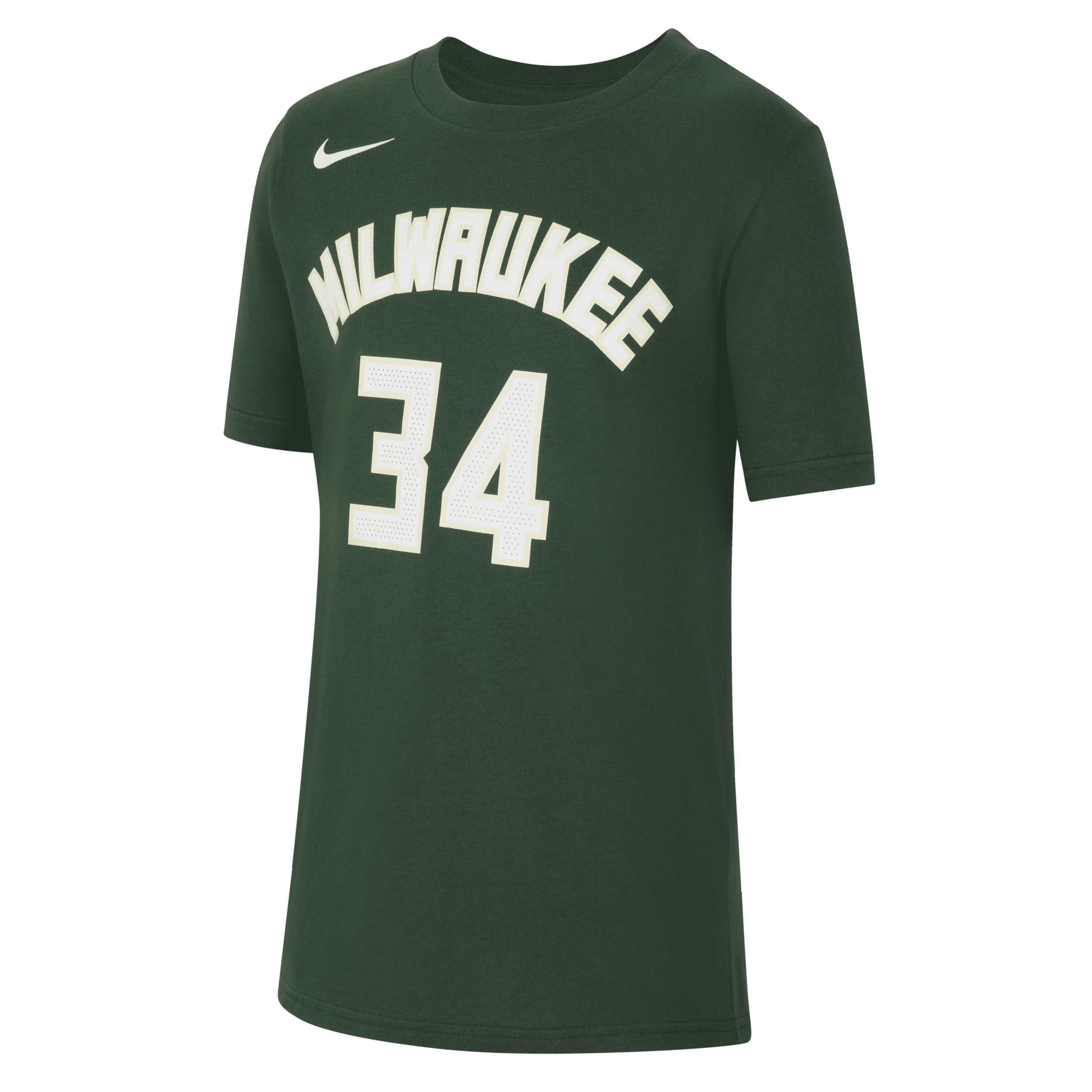 Nike Milwaukee Bucks  NBA-shirt voor kids - Groen