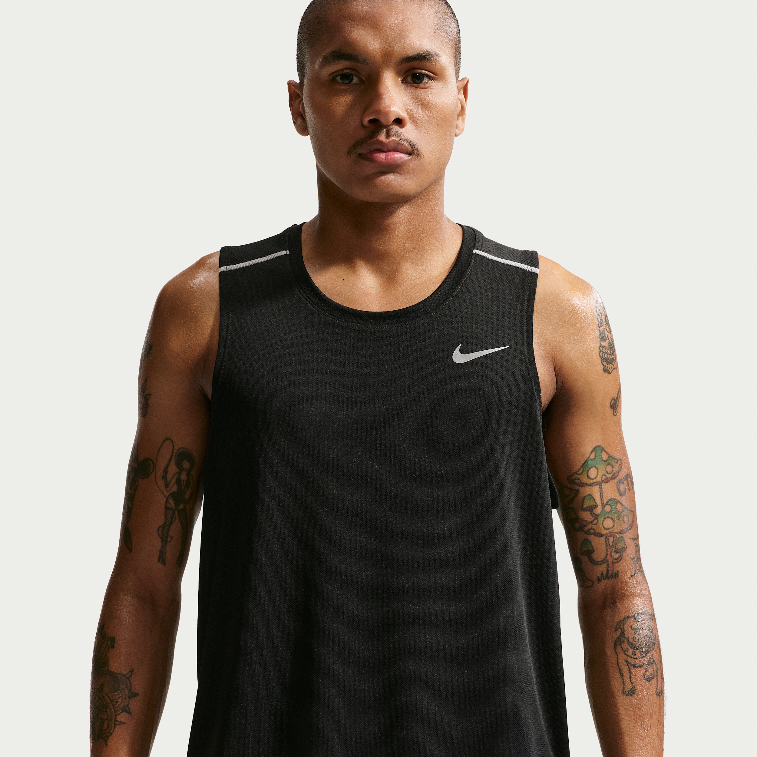 Nike Miler Hardlooptanktop Met Dri-Fit Voor Heren - Zwart