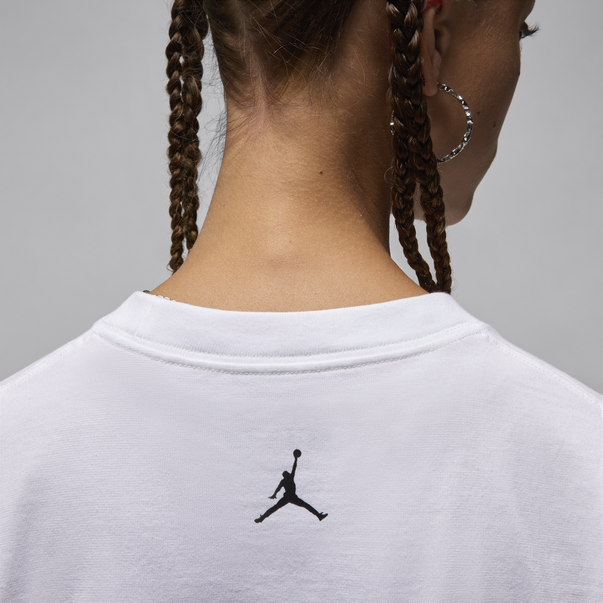 T-shirt à motif oversize Jordan pour femme - Blanc