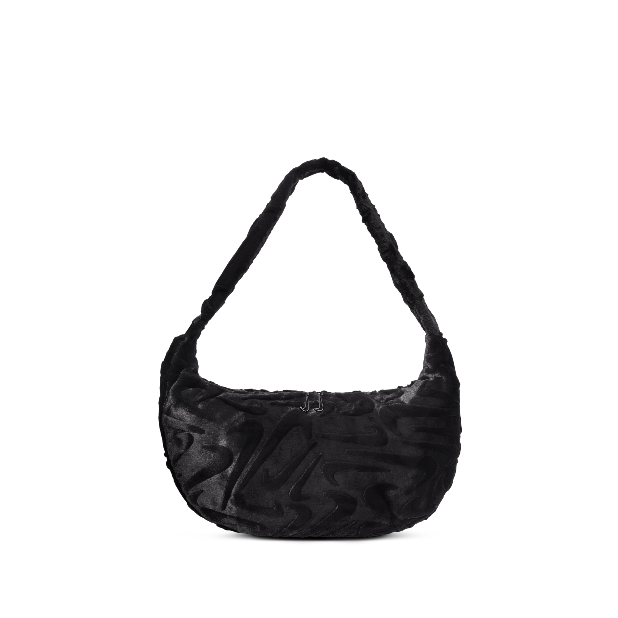 Thumbnail - Nike lässige Tasche aus Kunstfell (19 l) - Schwarz