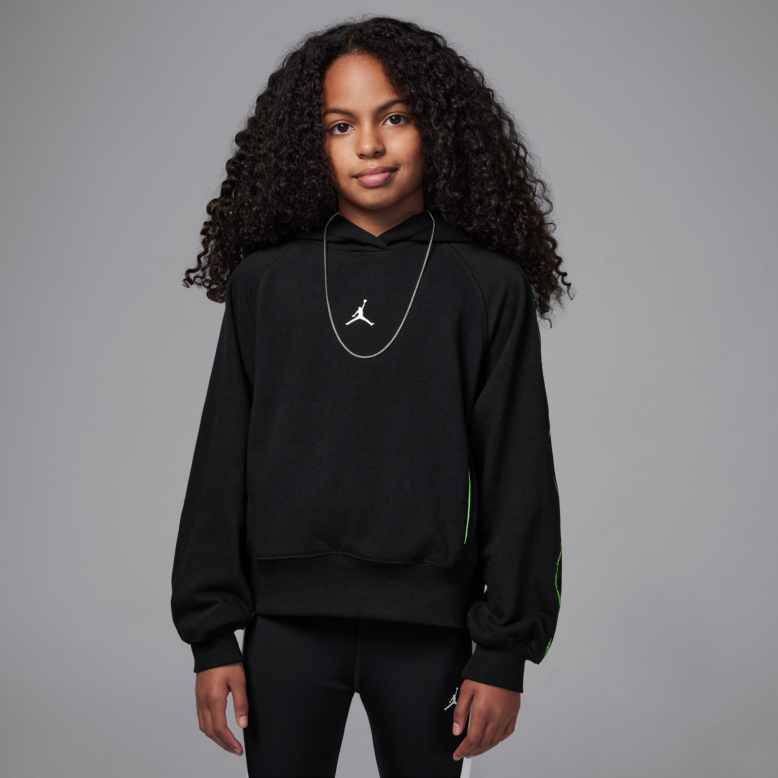 Jordan Dri-FIT Sport hoodie voor kids - Zwart