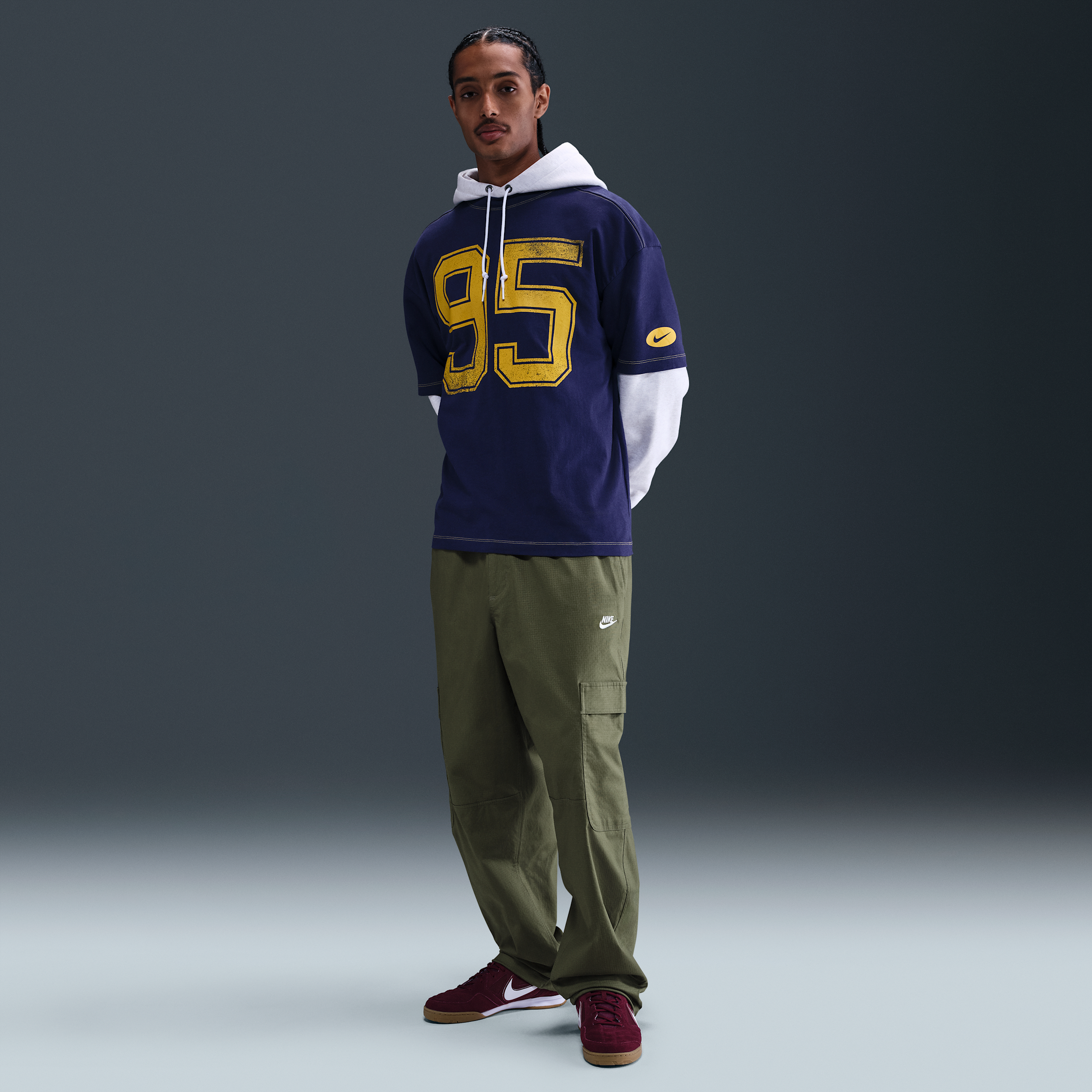 Thumbnail - Nike Sportswear Club Woven Cargohose (Herren) - Grün