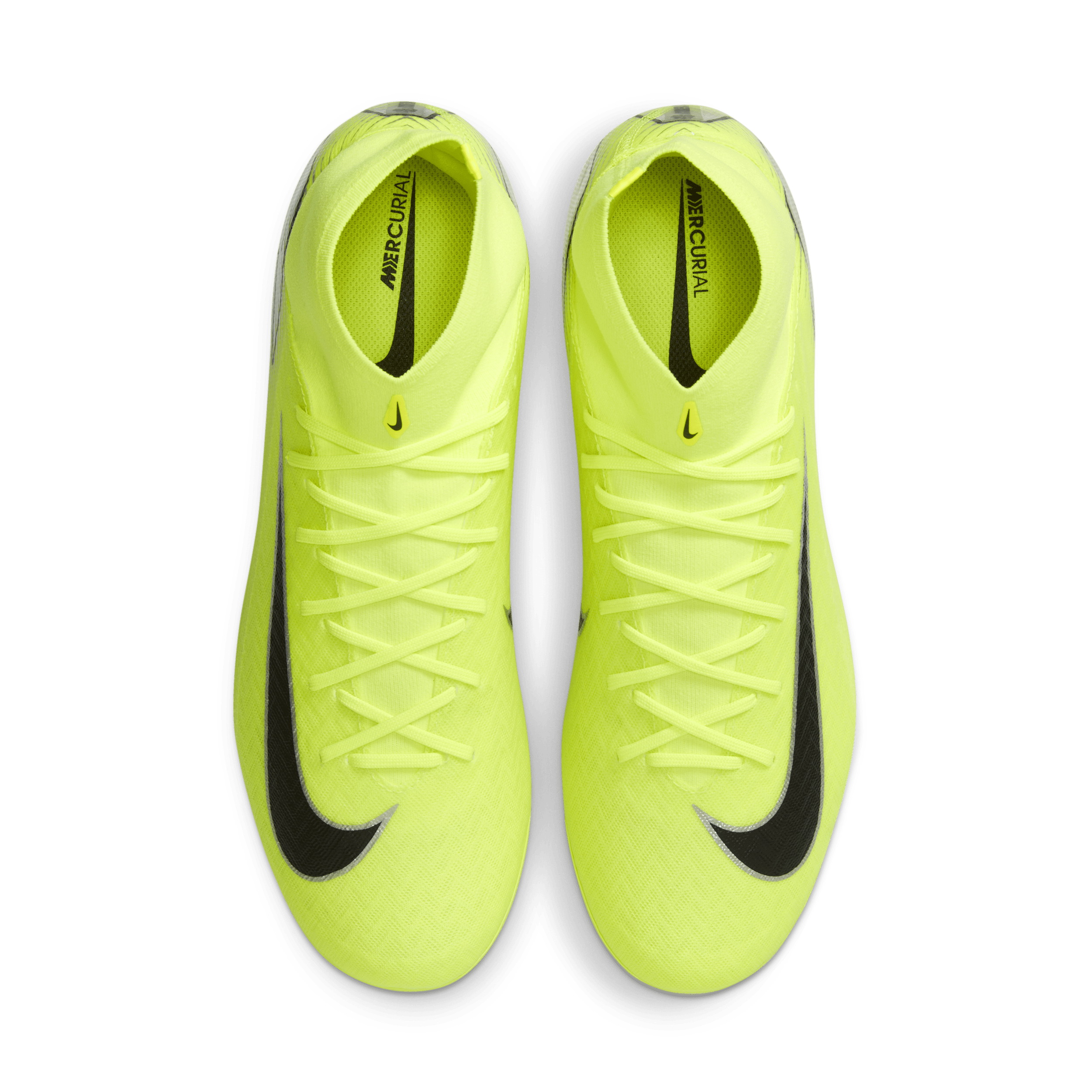 Chaussure de foot montante à crampons AG Nike Mercurial Superfly 10 Academy - Jaune