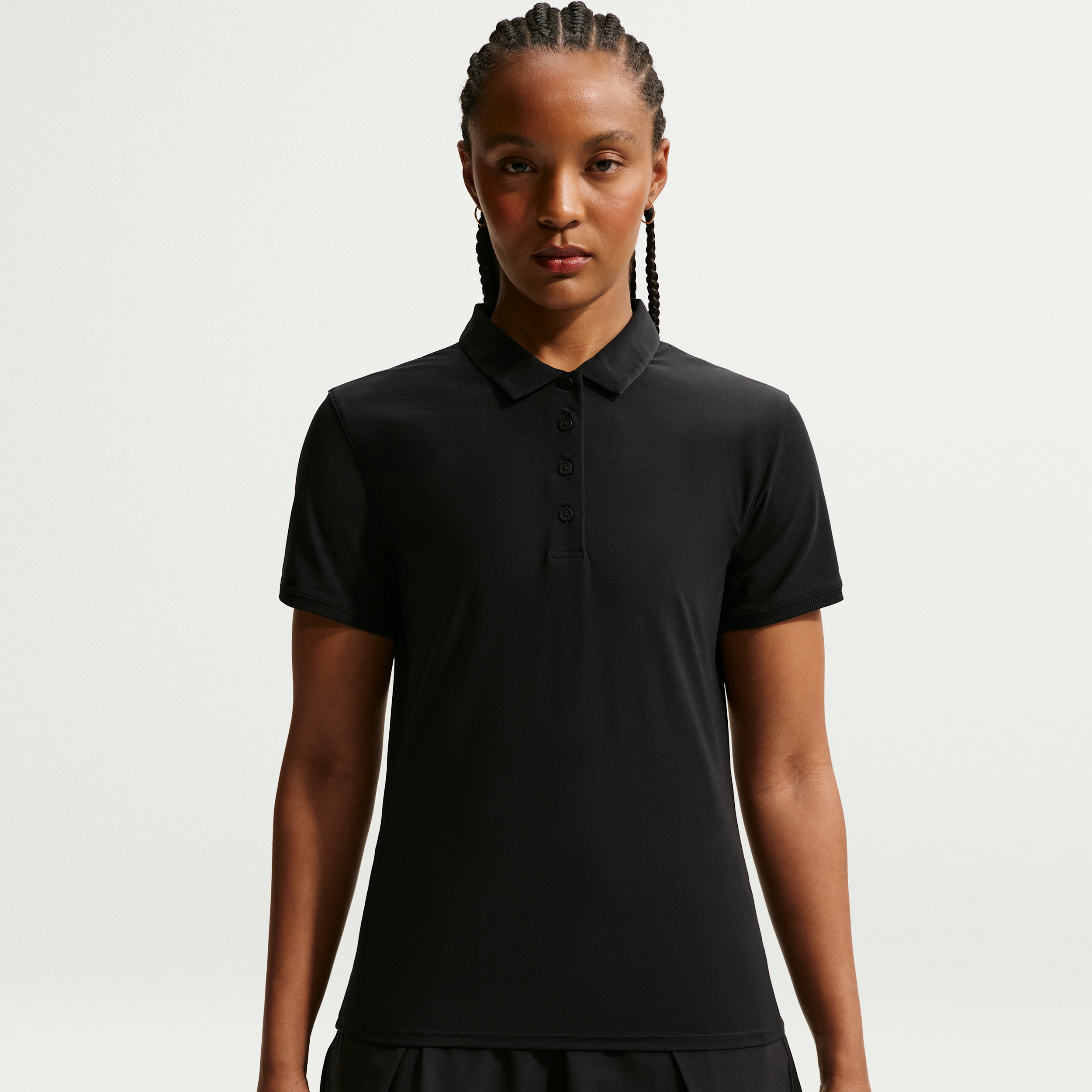 Thumbnail - Nike Victory Dri-FIT-Kurzarm-Golf-Poloshirt für Damen - Schwarz