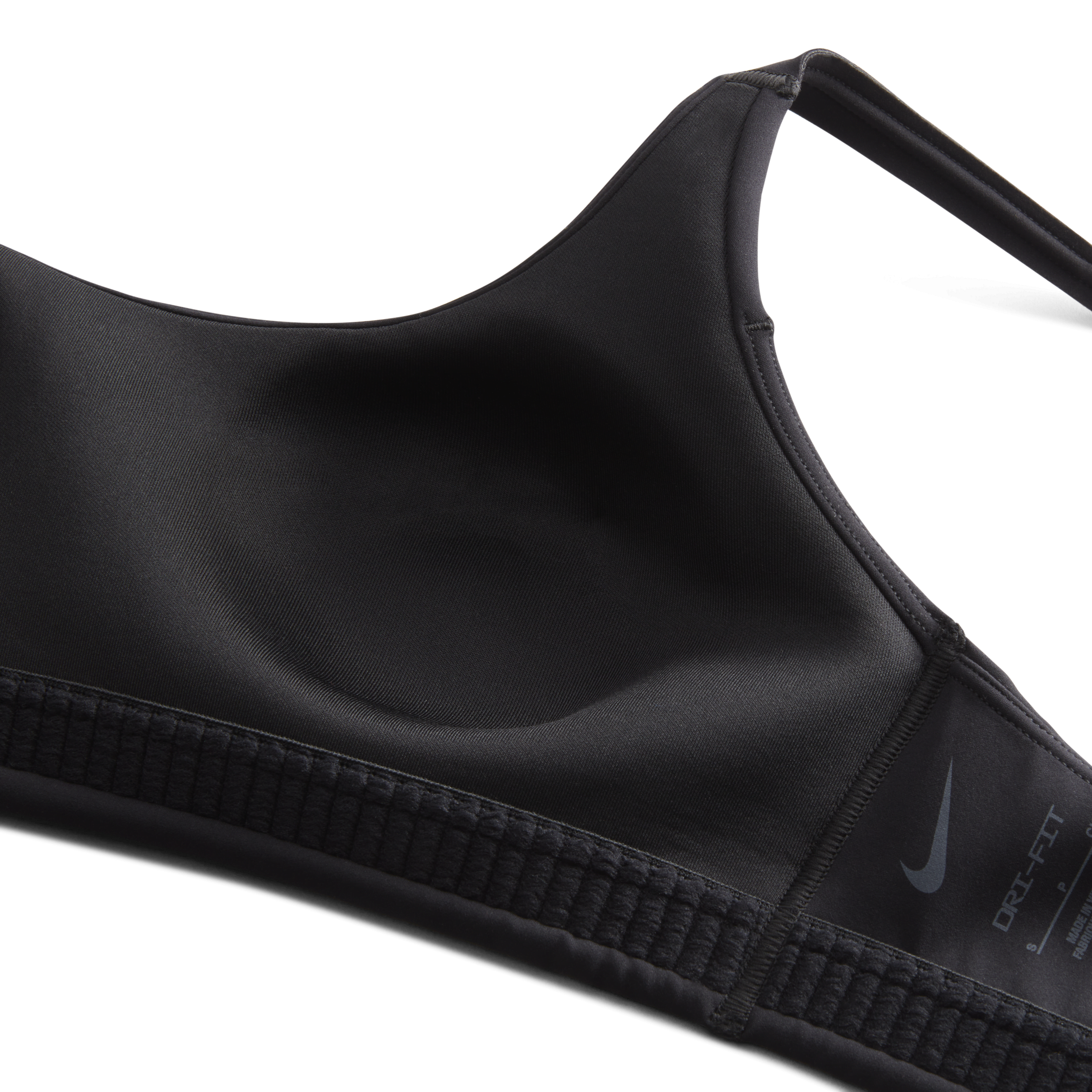 Nike Indy City Essential licht gevoerde sport-bh met lichte ondersteuning Zwart