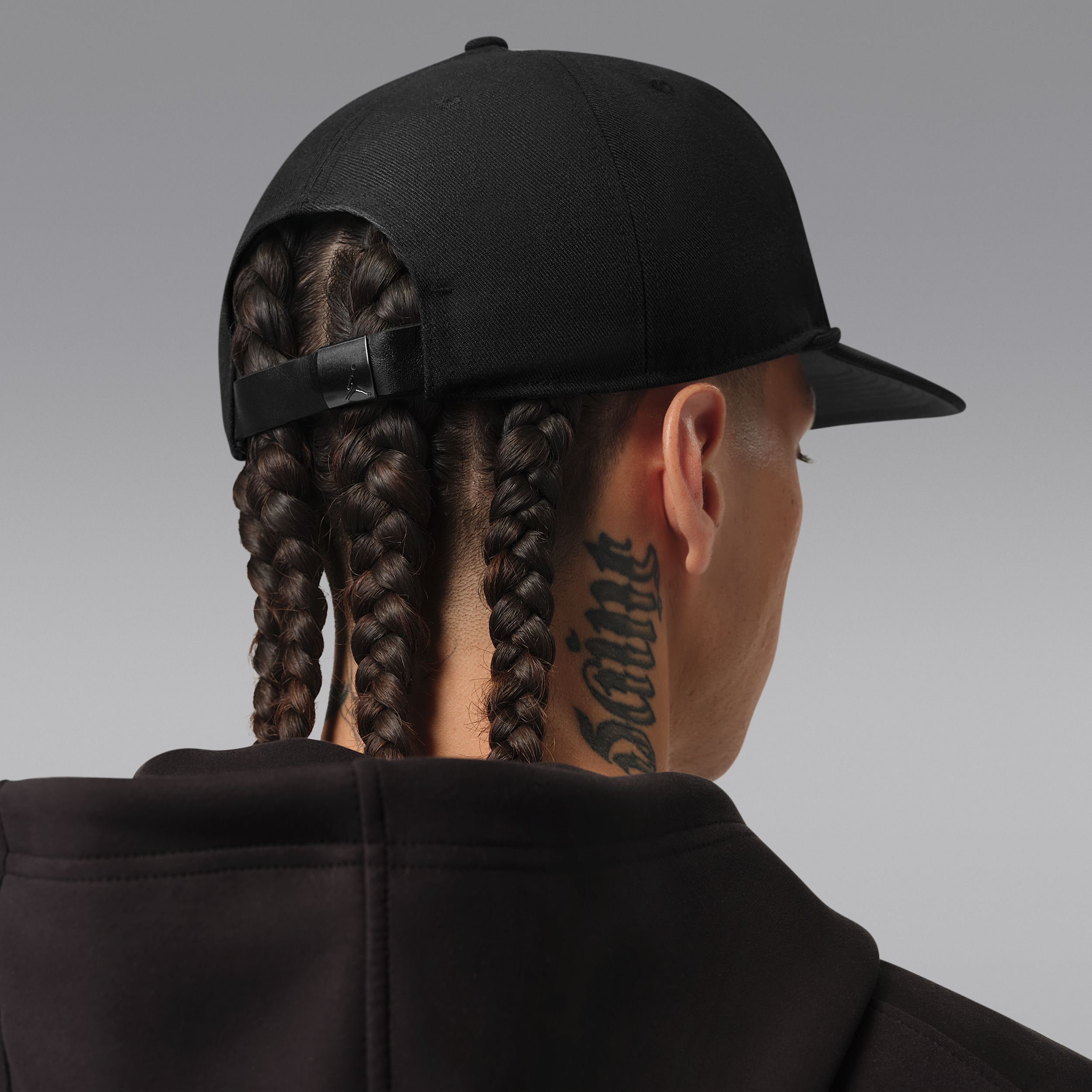 Thumbnail - Jordan Flight Club Pro unstrukturierte Cap mit flachem Schirm - Schwarz