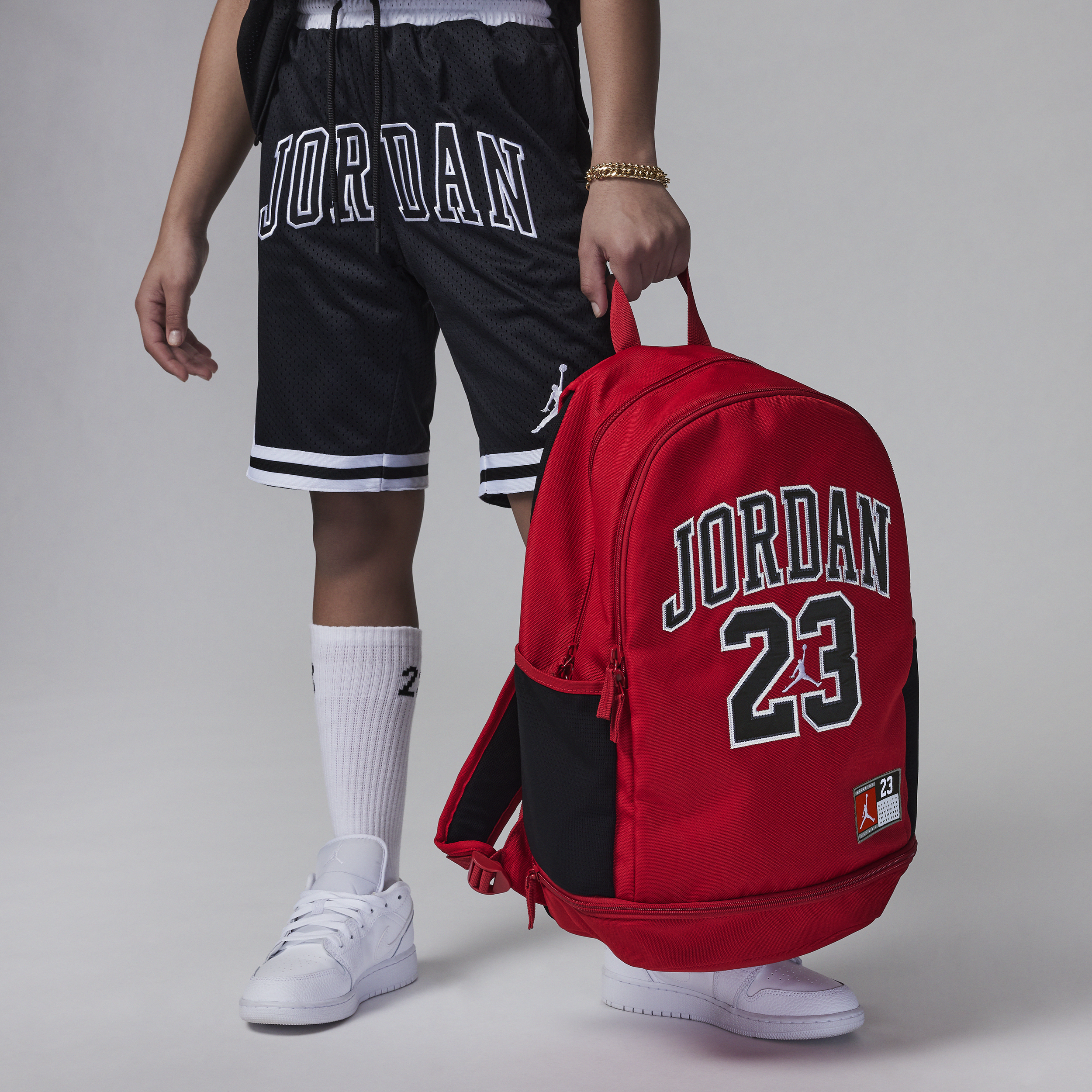 Jordan Jersey Backpack rugzak voor kids (27 liter) Rood