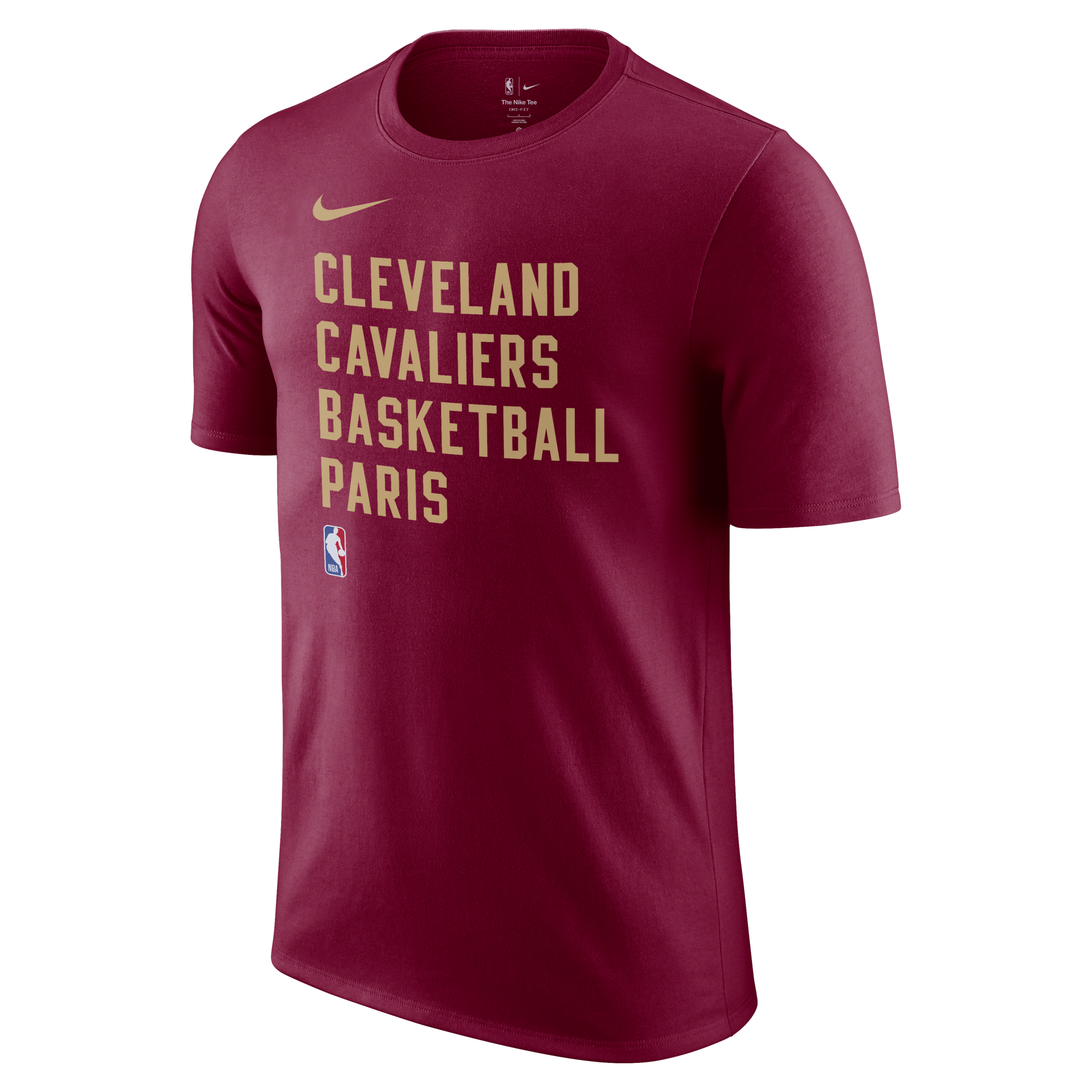 Nike Cleveland Cavaliers Essential NBA-herenshirt met Dri-FIT Rood