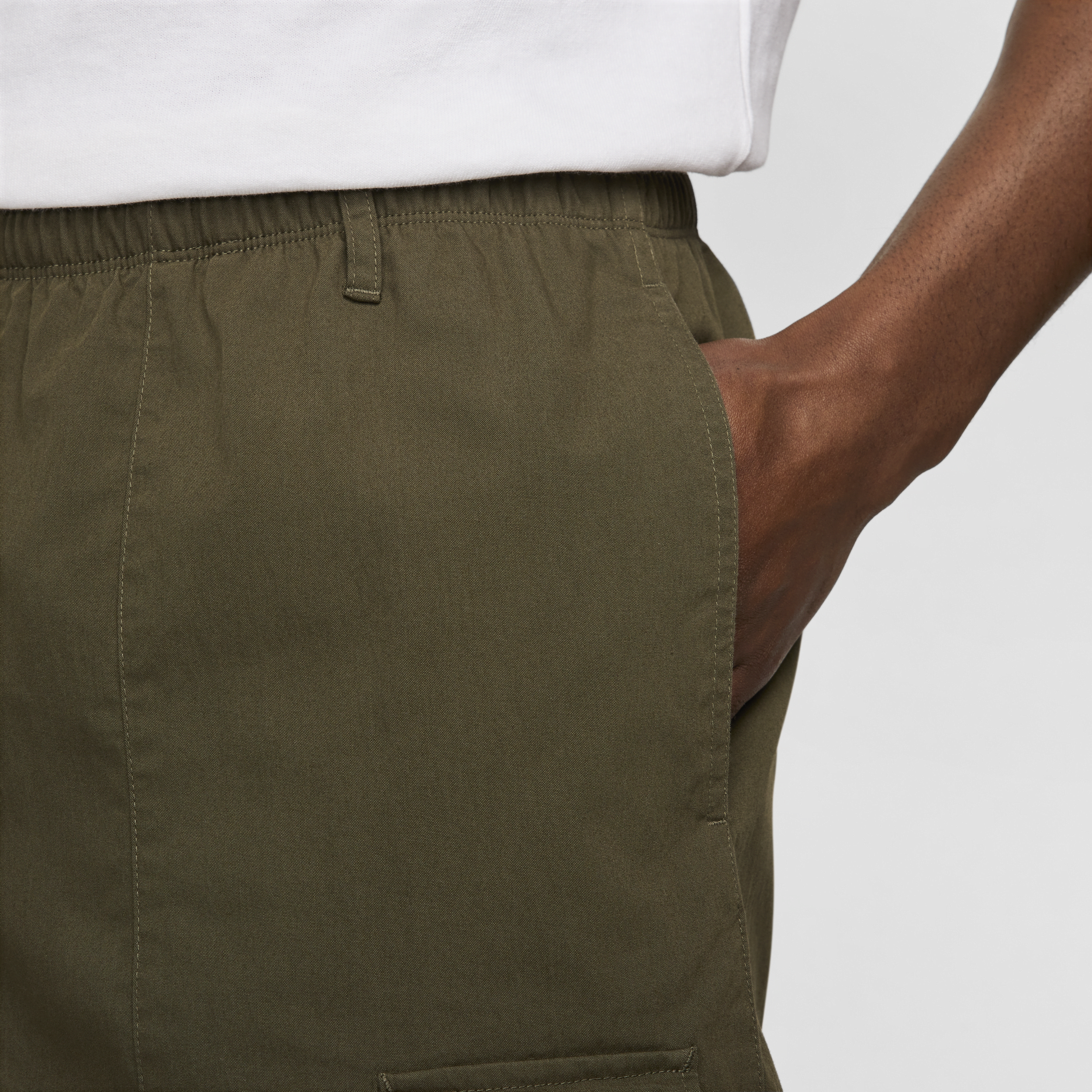 Nike Life camp shorts voor heren Groen