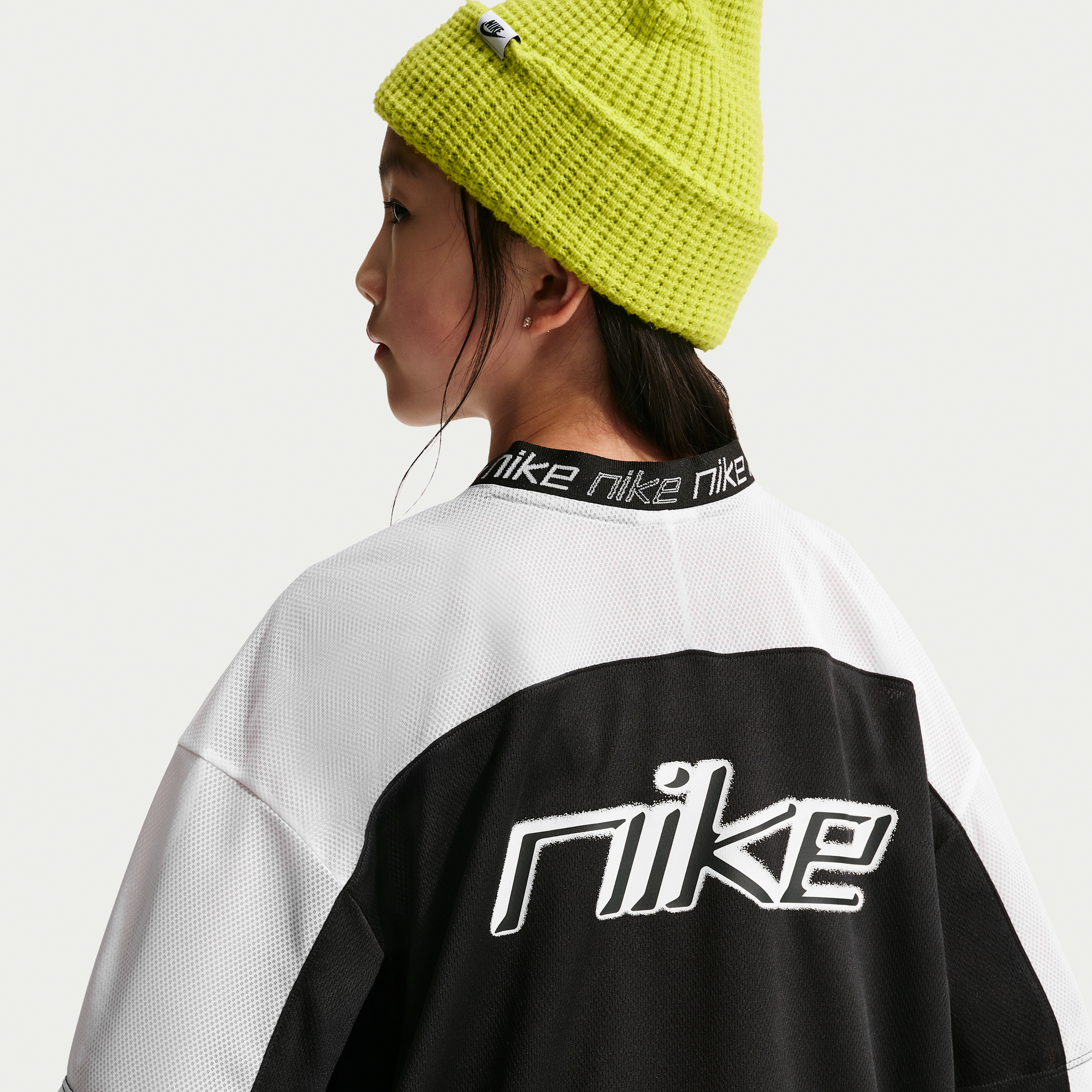 Thumbnail - Nike Dri-FIT Jersey-Oberteil für ältere Kinder (Mädchen) - Schwarz