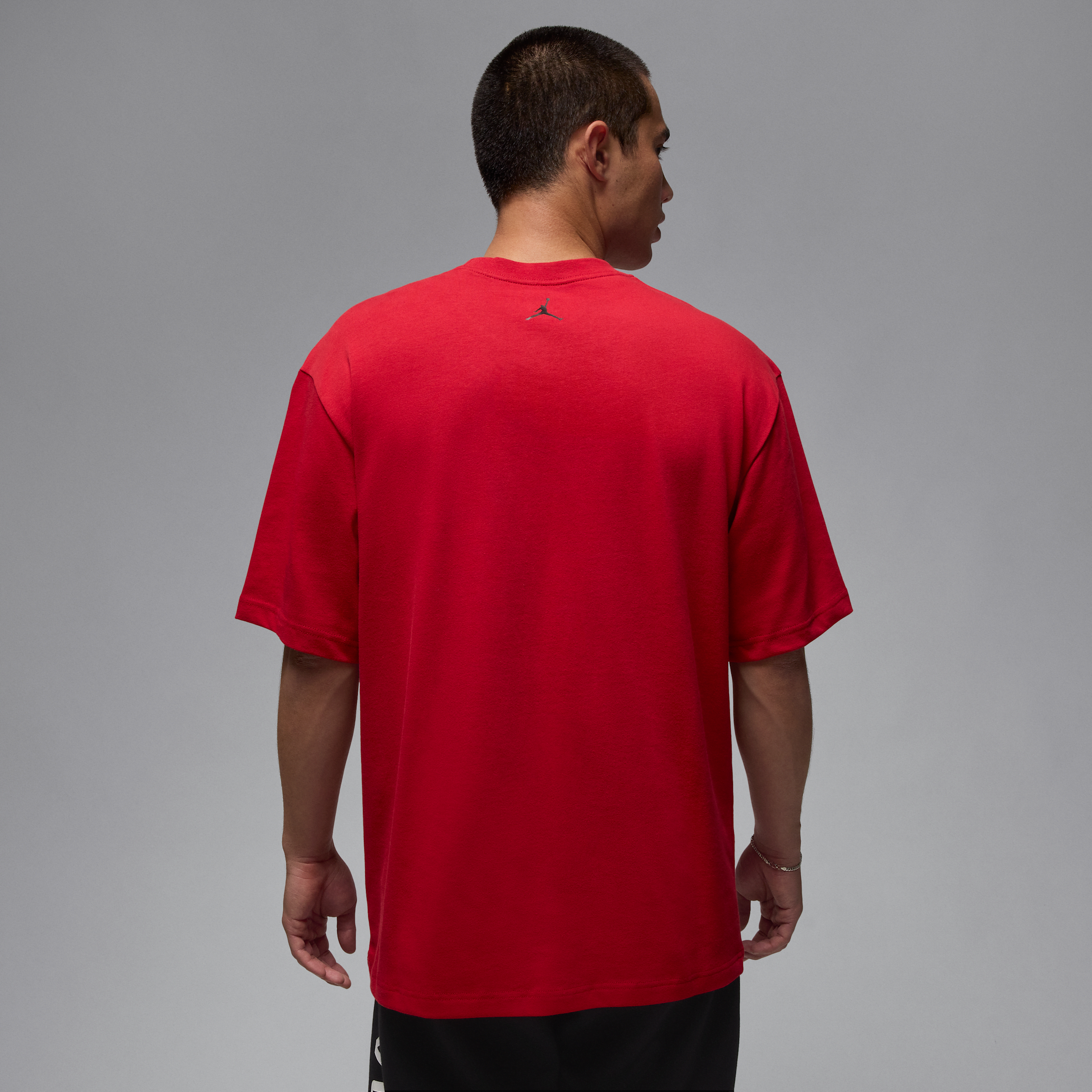 T-shirt à écusson sneaker Jordan pour homme - Rouge