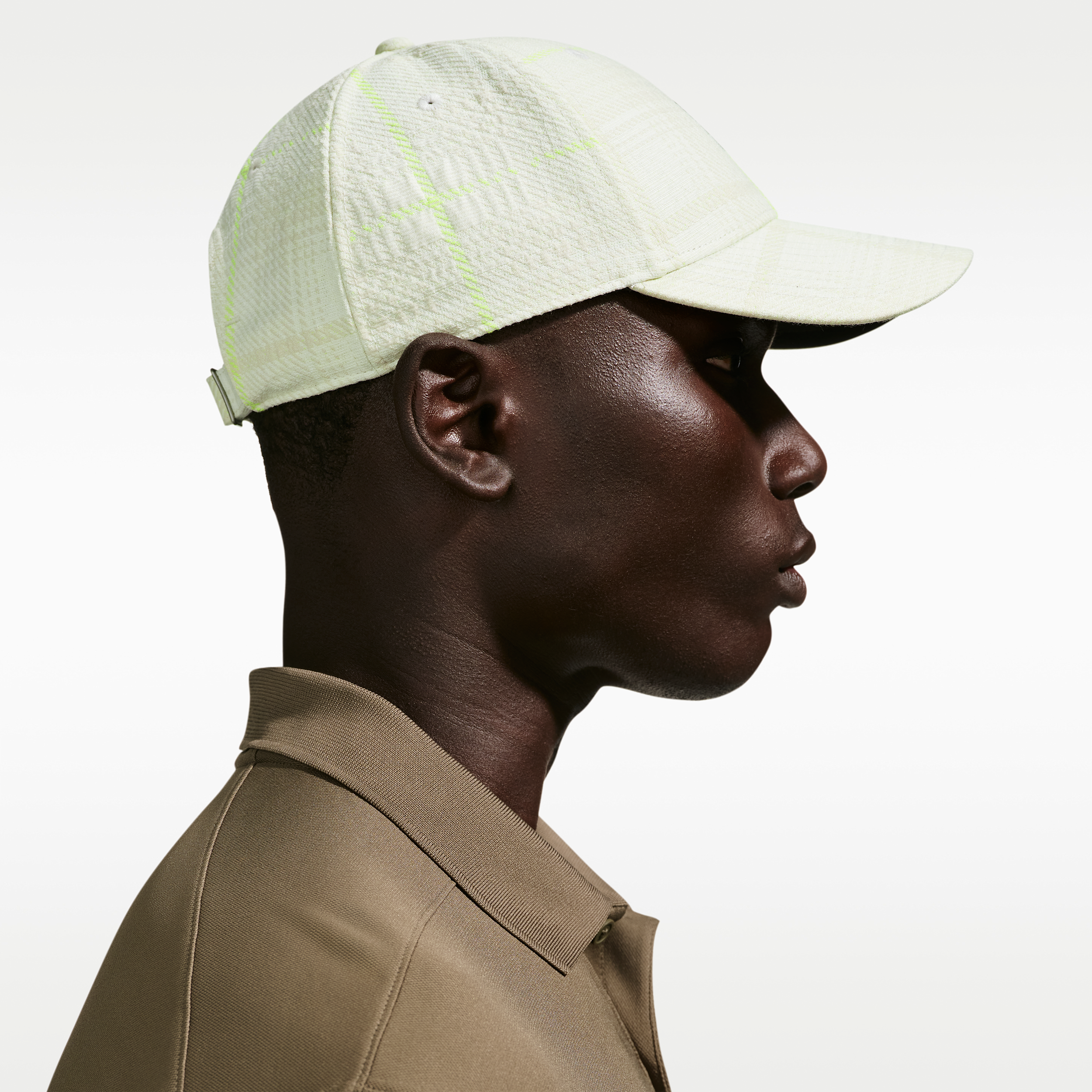 Thumbnail - Nike Club Golf Tartan Cap - Weiß