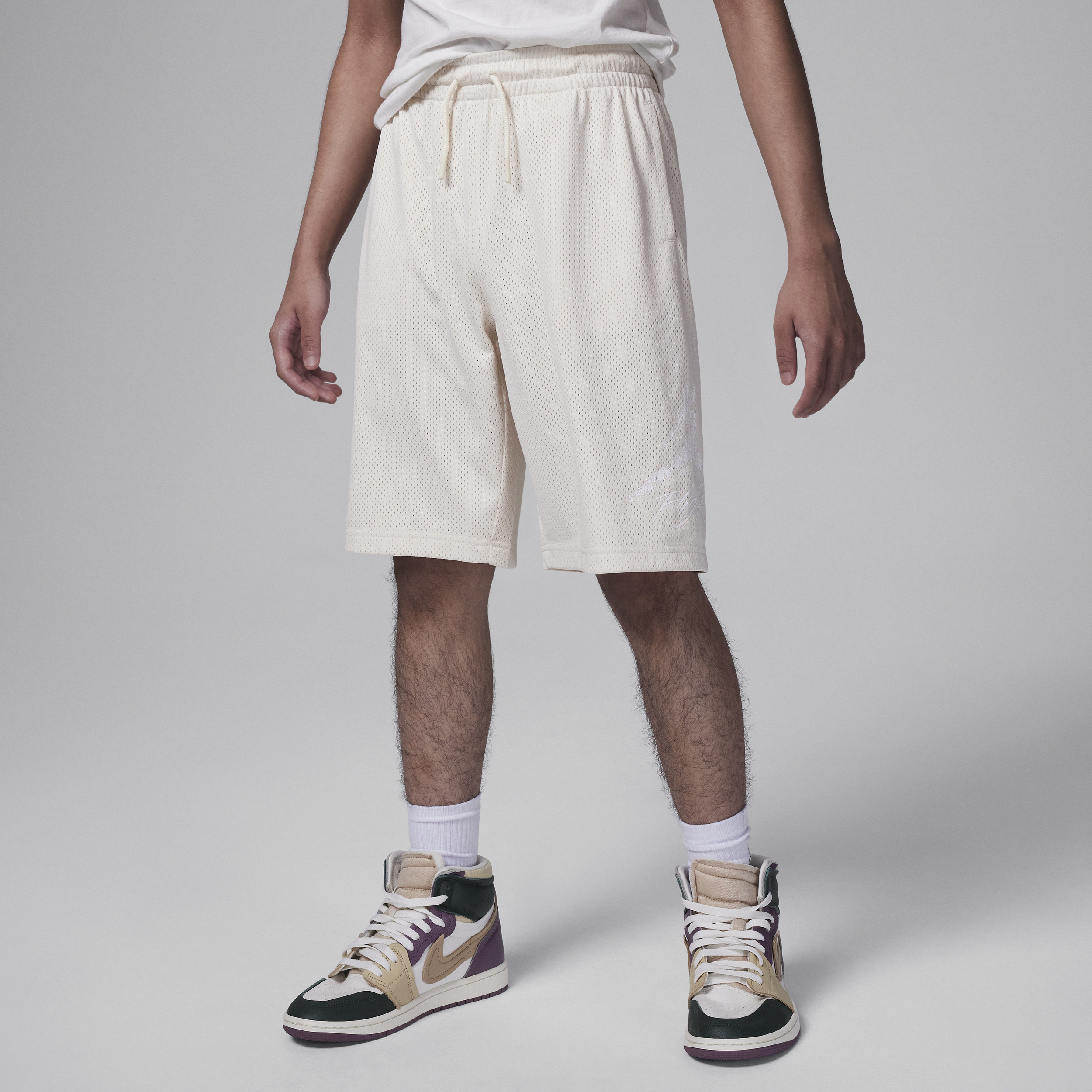 Jordan MJ Essentials Baseline Dri-FIT shorts voor kids - Bruin