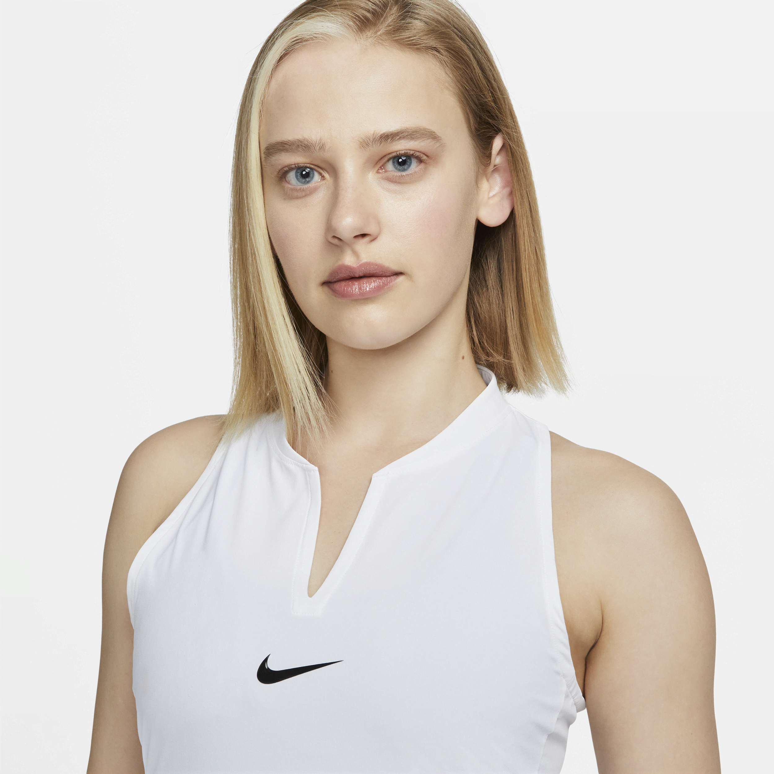 Robe de tennis Nike Dri-FIT Advantage pour femme - Blanc