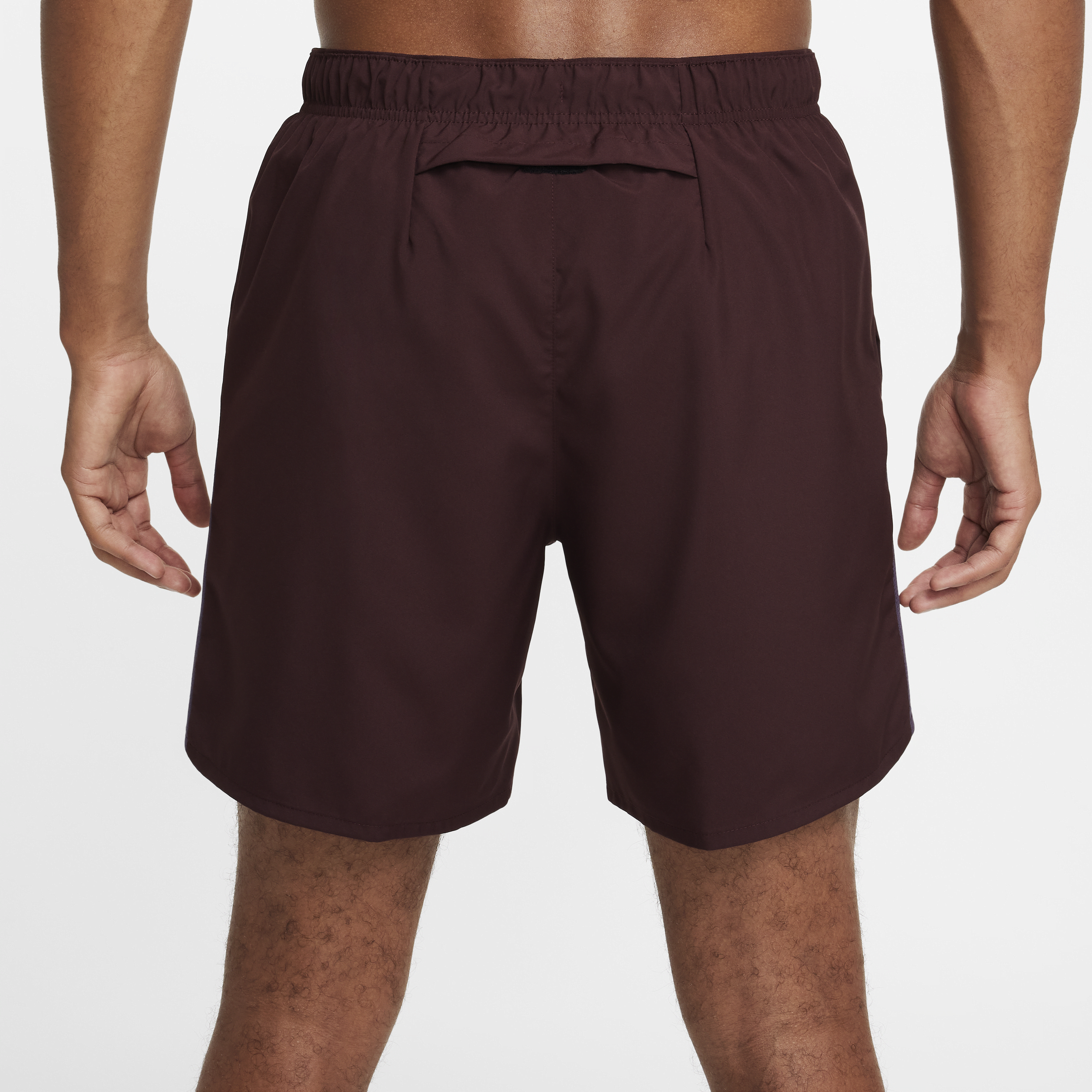 Short de running avec sous-short intégré 18 cm Dri-FIT Nike Challenger pour homme - Rouge