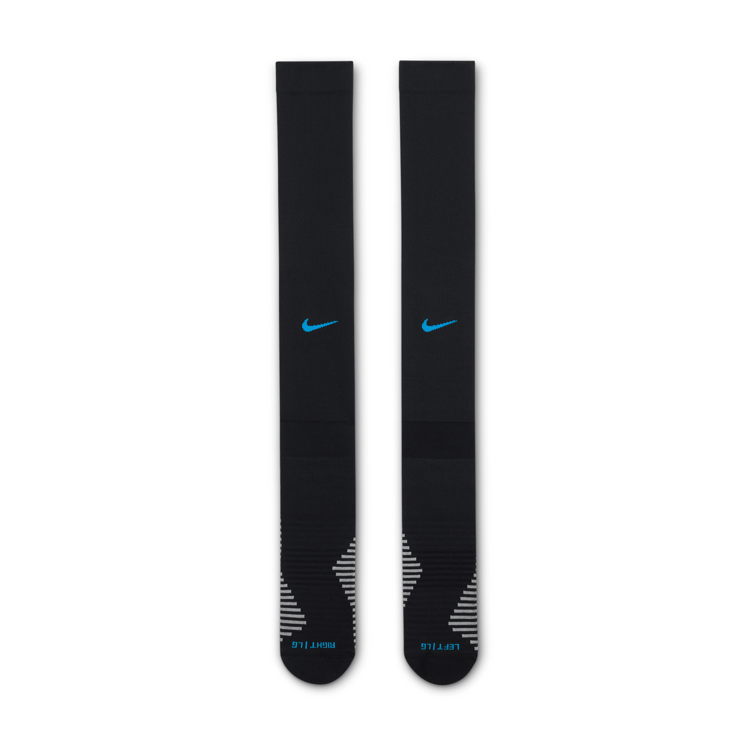 Thumbnail - England Strike Home Nike Dri-FIT kniehohe Fußballsocken - Schwarz