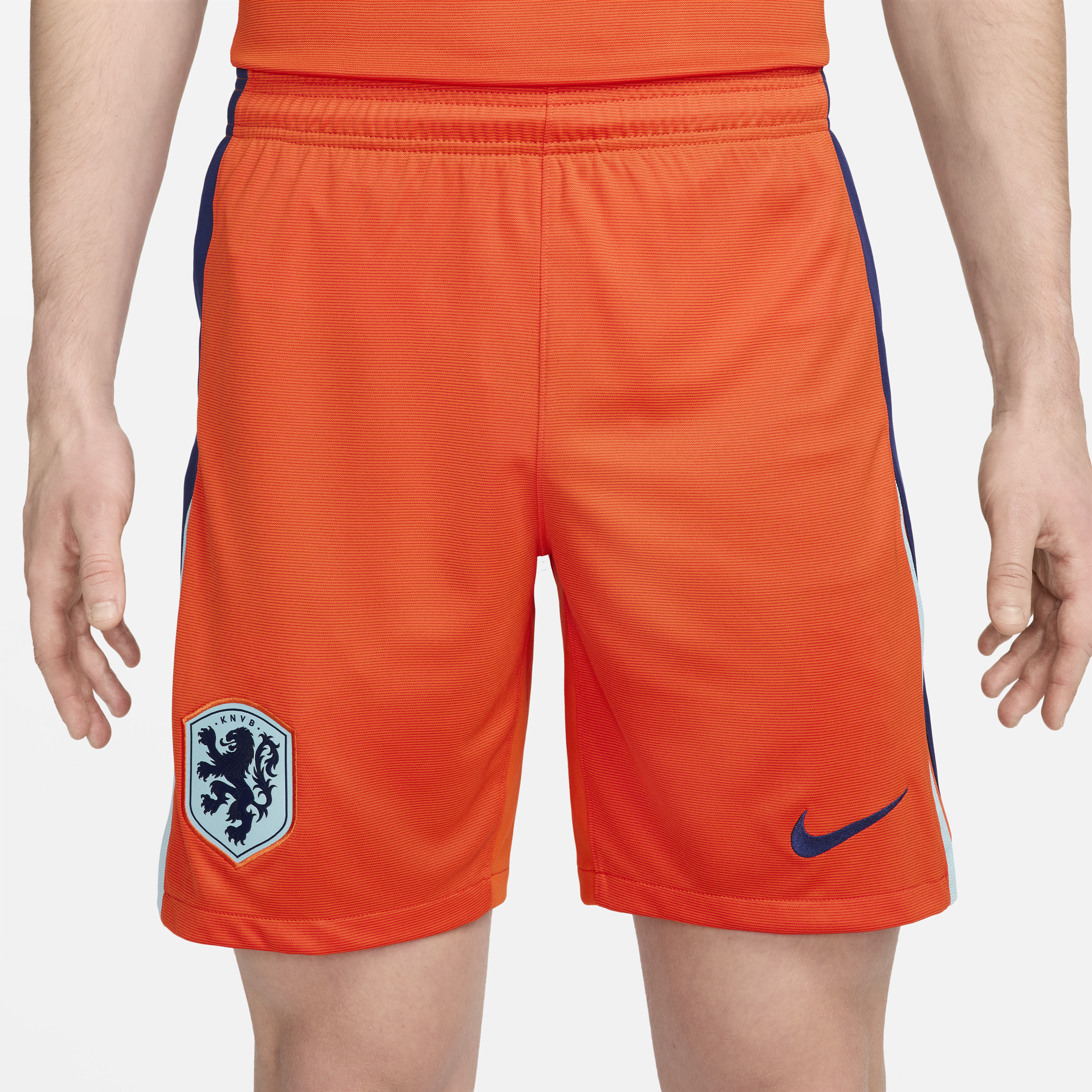 Nike Nederland 2024 Stadium Thuis Dri-FIT replica voetbalshorts voor heren Oranje