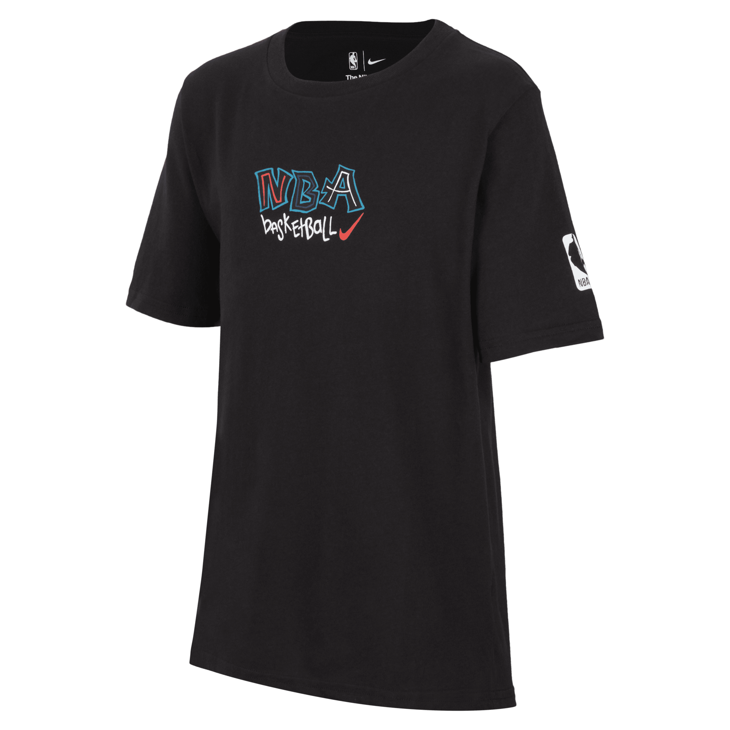 Nike Team 31 Courtside Max90 NBA-shirt voor kids Zwart