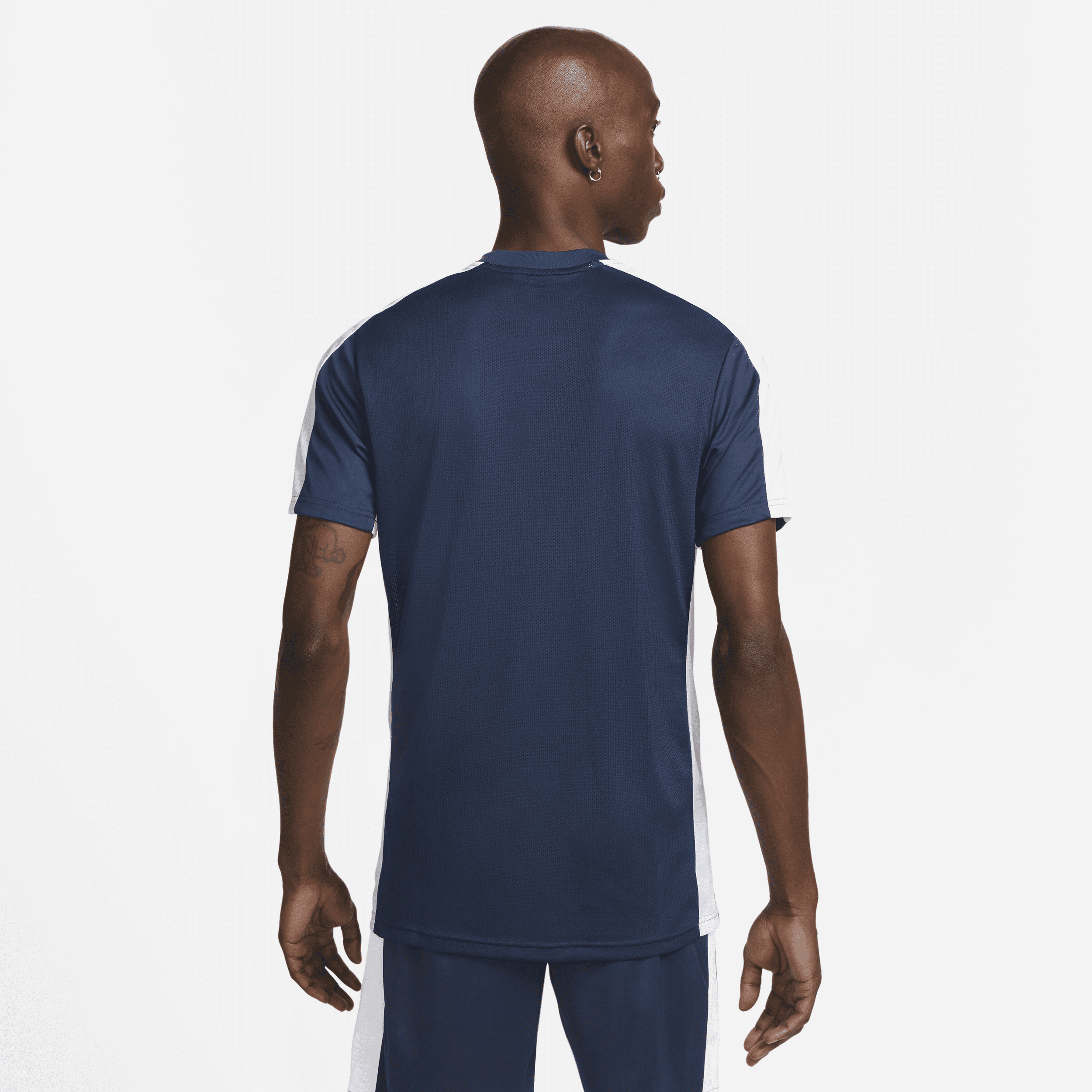 Haut de foot à manches courtes Nike Dri-FIT Academy pour homme - Bleu