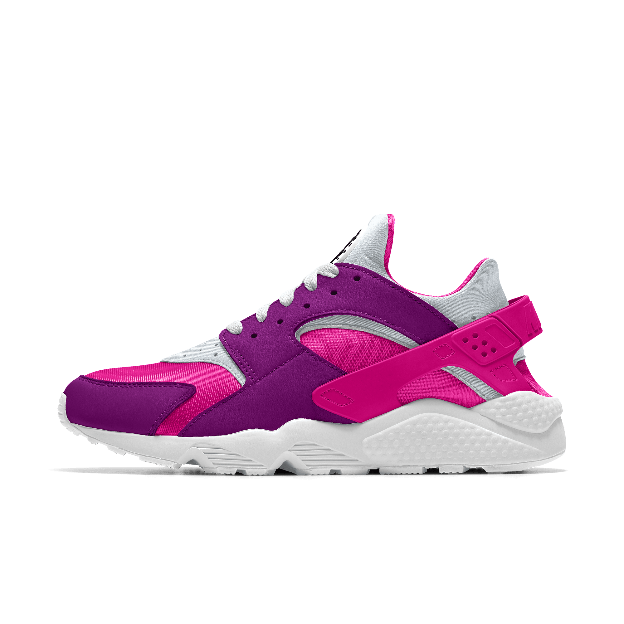 Personalizowane buty damskie Nike Air Huarache By You - Różowy
