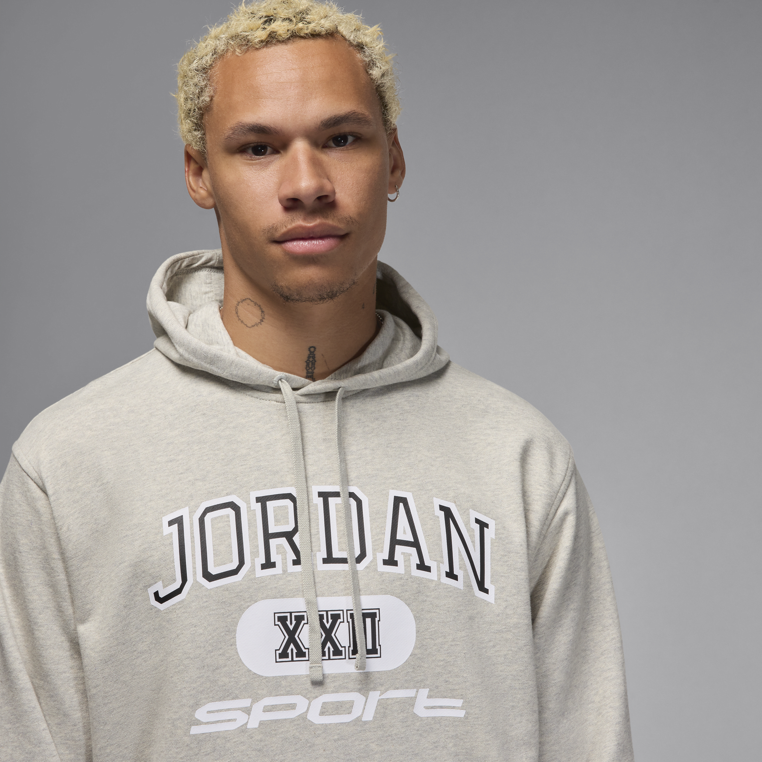 Sweat à capuche Dri-FIT Jordan Sport Crossover pour homme - Gris
