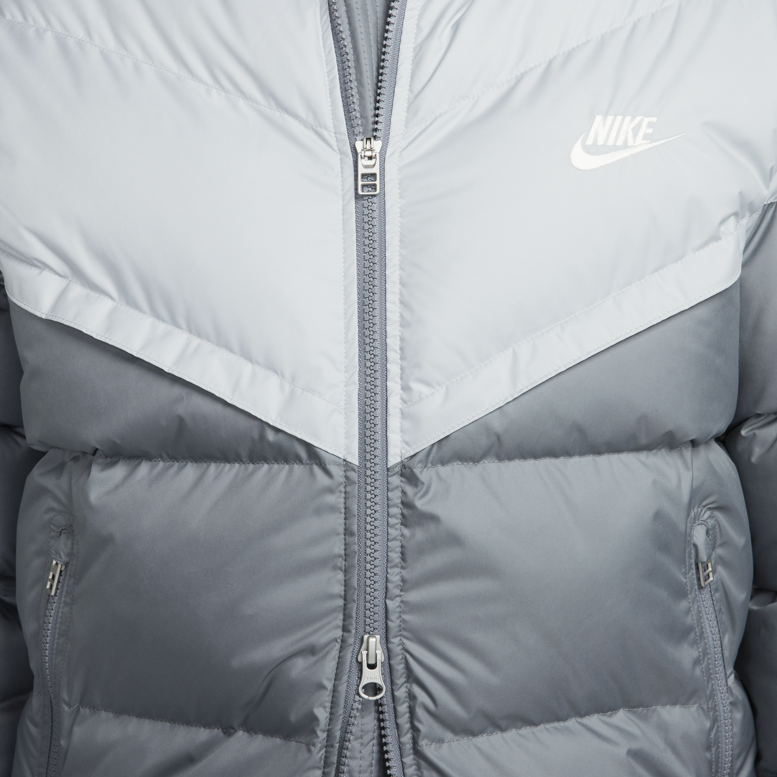 Doudoune à capuche Storm-FIT Nike Windrunner PrimaLoft® pour homme - Gris