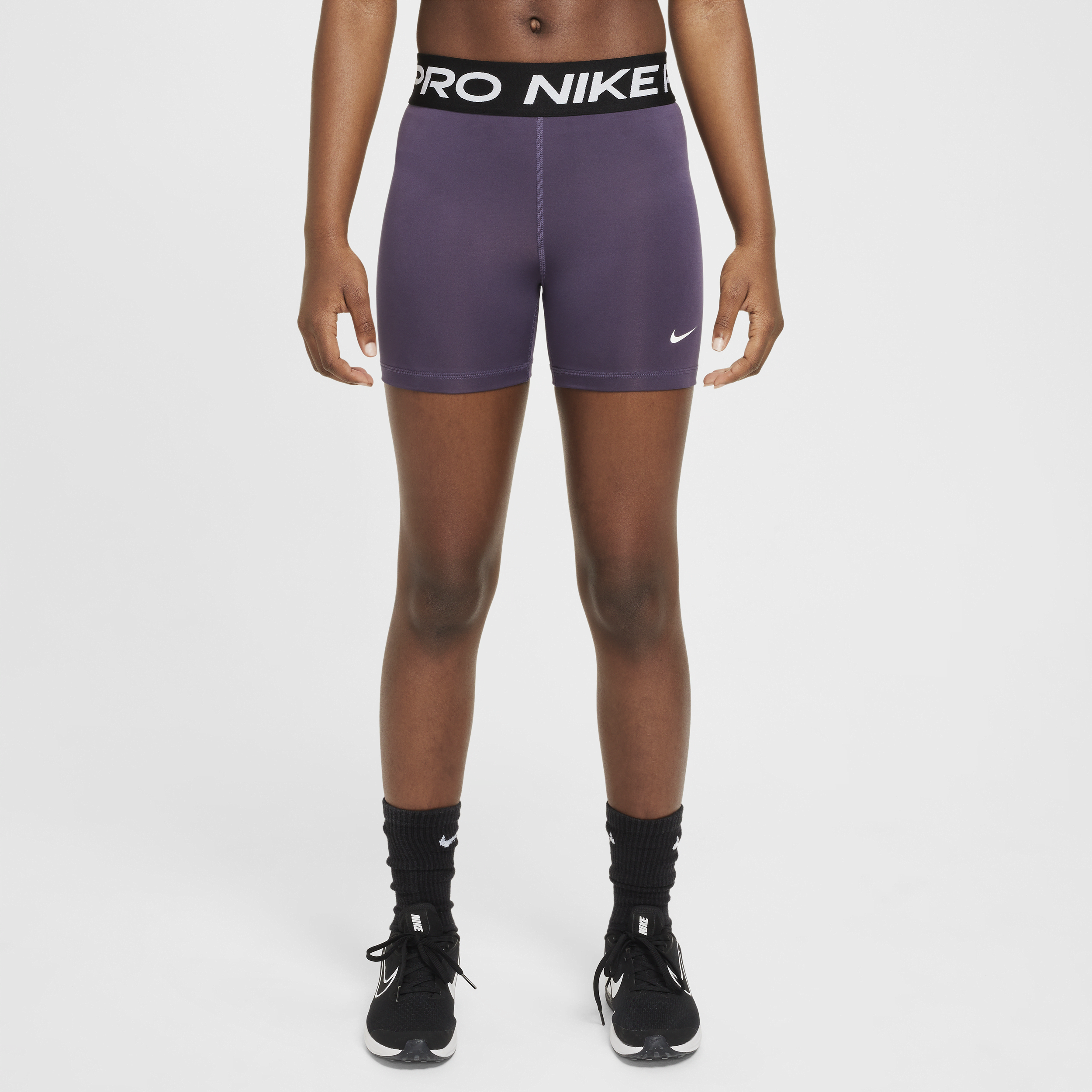 Short Nike Pro pour fille - Pourpre