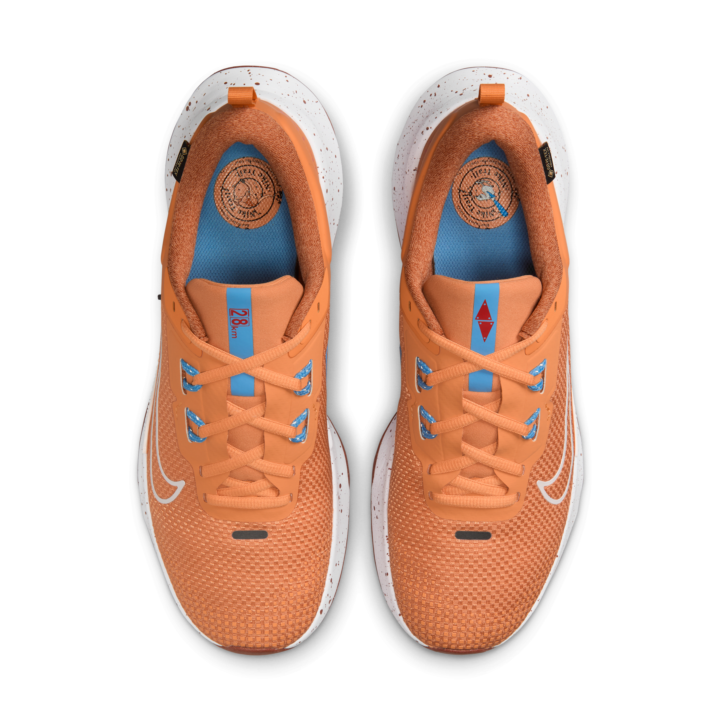 Nike Juniper Trail 2 GORE-TEX waterdichte trailrunningschoenen voor heren Oranje