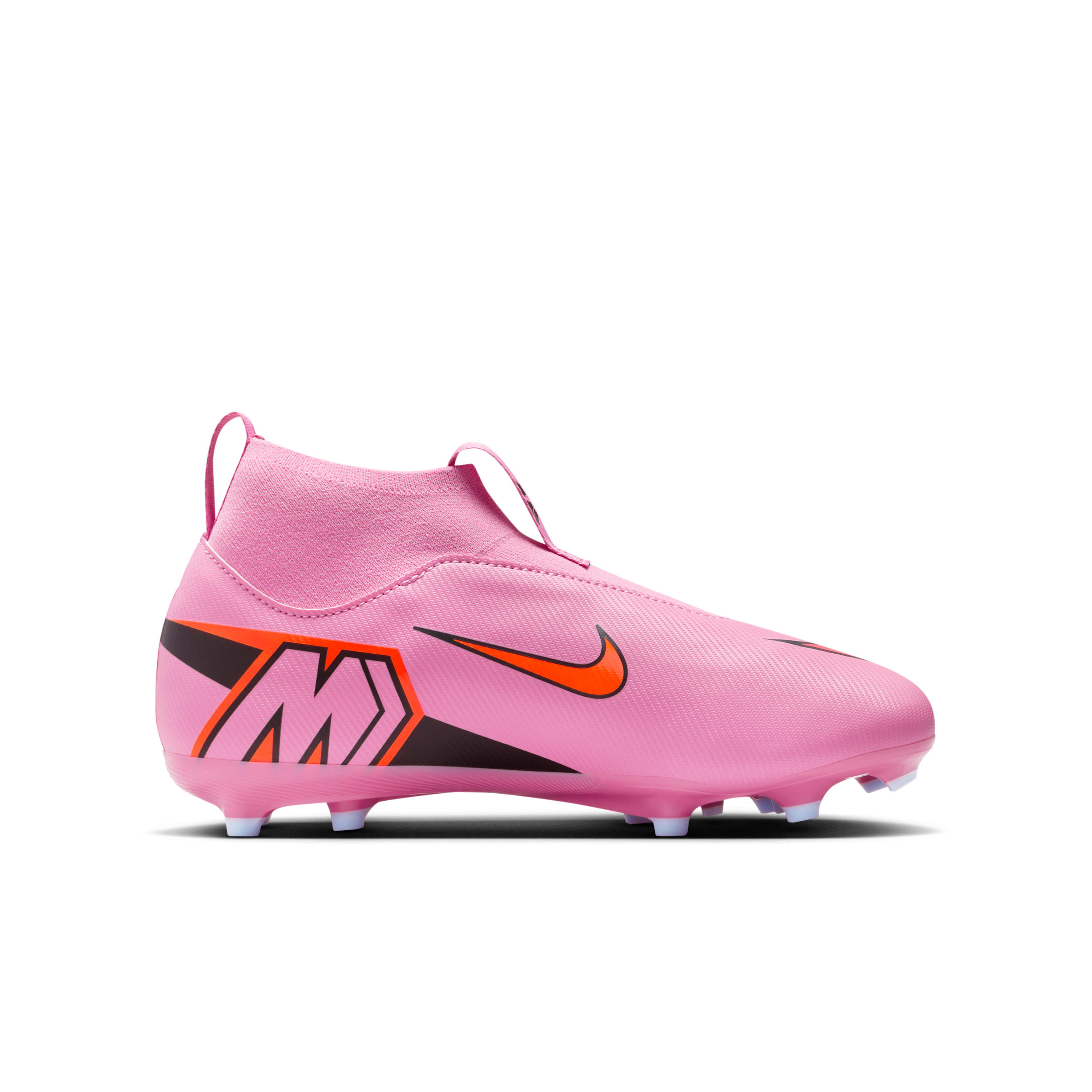 Thumbnail - Nike Jr. Mercurial Superfly 10 Academy MG High-Top-Fußballschuh für jüngere/ältere Kinder - Pink