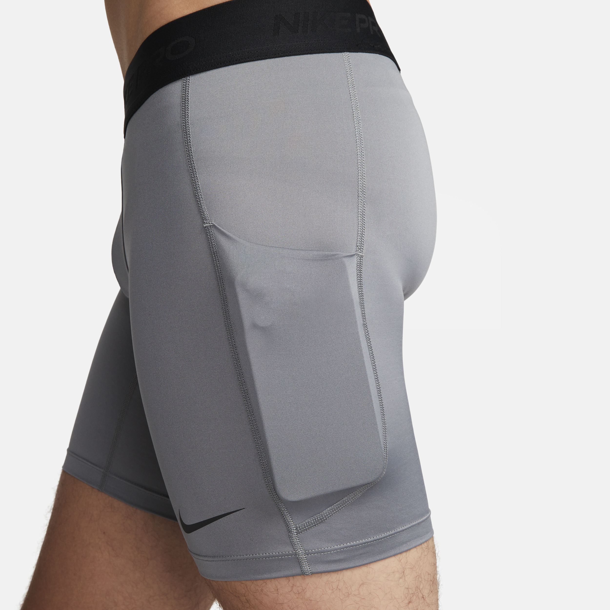 Short de fitness Nike Pro Dri-FIT pour homme - Gris