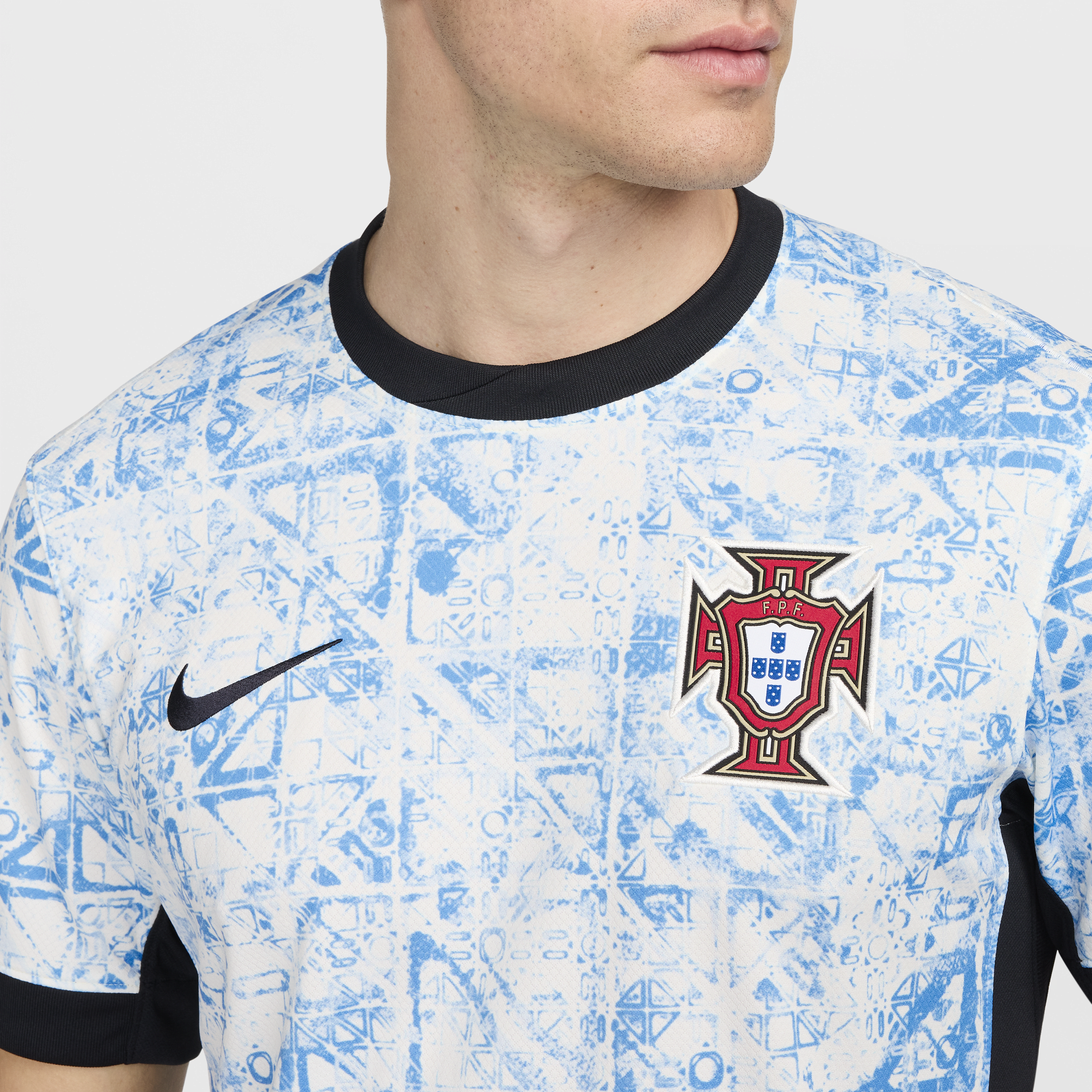 Nike Portugal (herenelftal) 2024 25 Stadium Uit Dri-FIT replica voetbalshirt voor heren Bruin