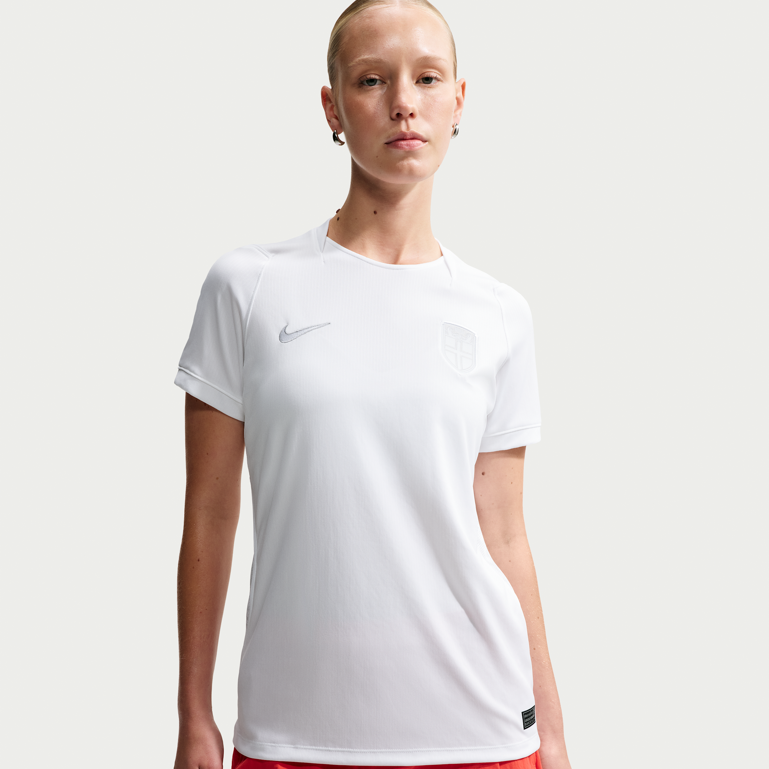Norge 2026 Stadium Third Nike Dri-FIT Replica-fodboldtrøje til kvinder - hvid