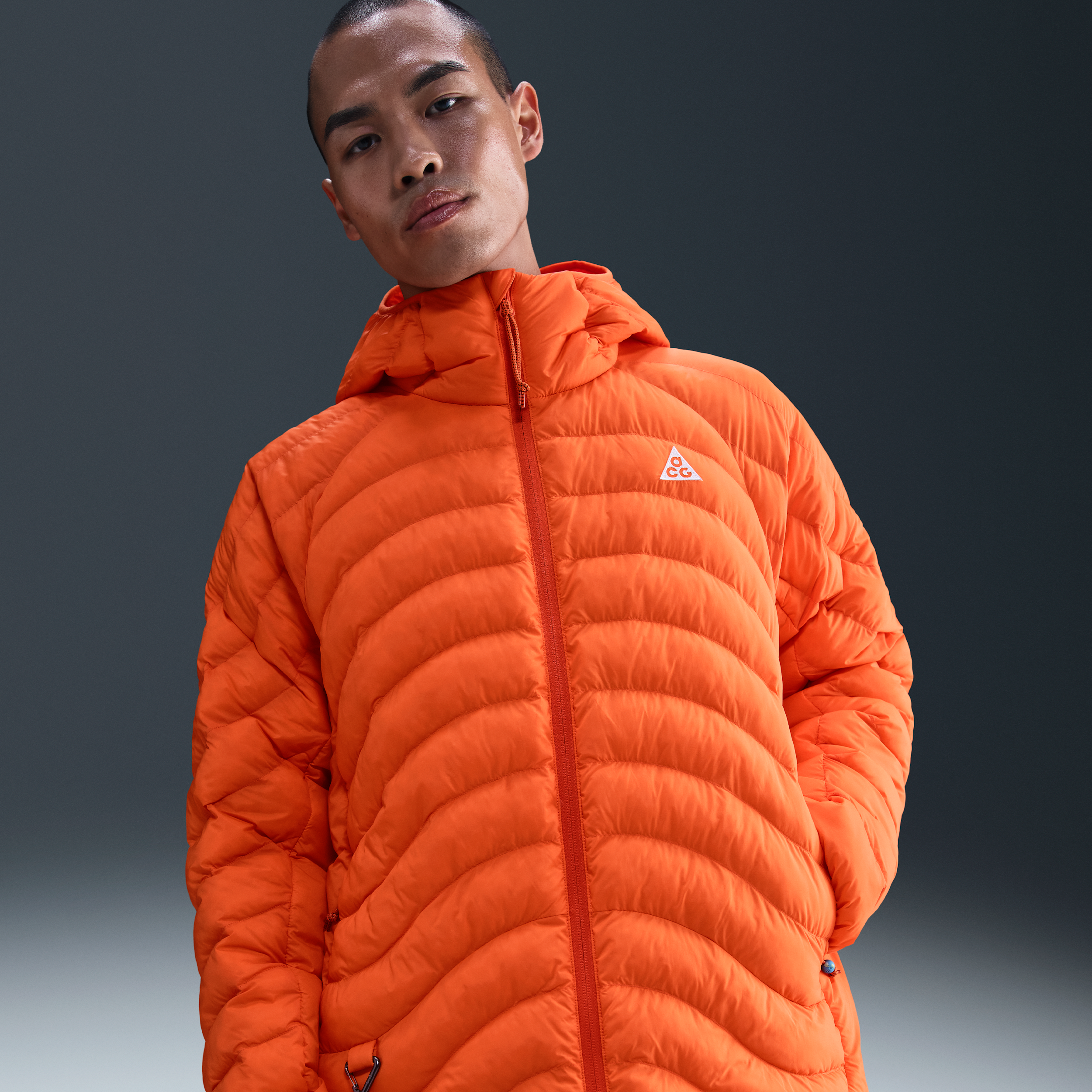 Thumbnail - Nike ACG "Lava Flow" Therma-FIT ADV Jacke (Herren) - Orange